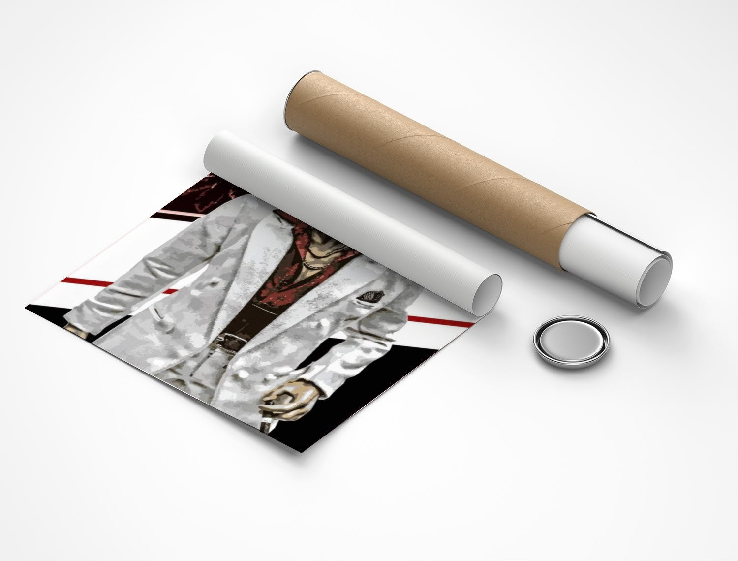 Rolled poster