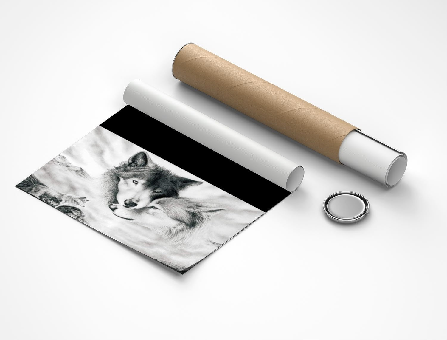 Rolled poster