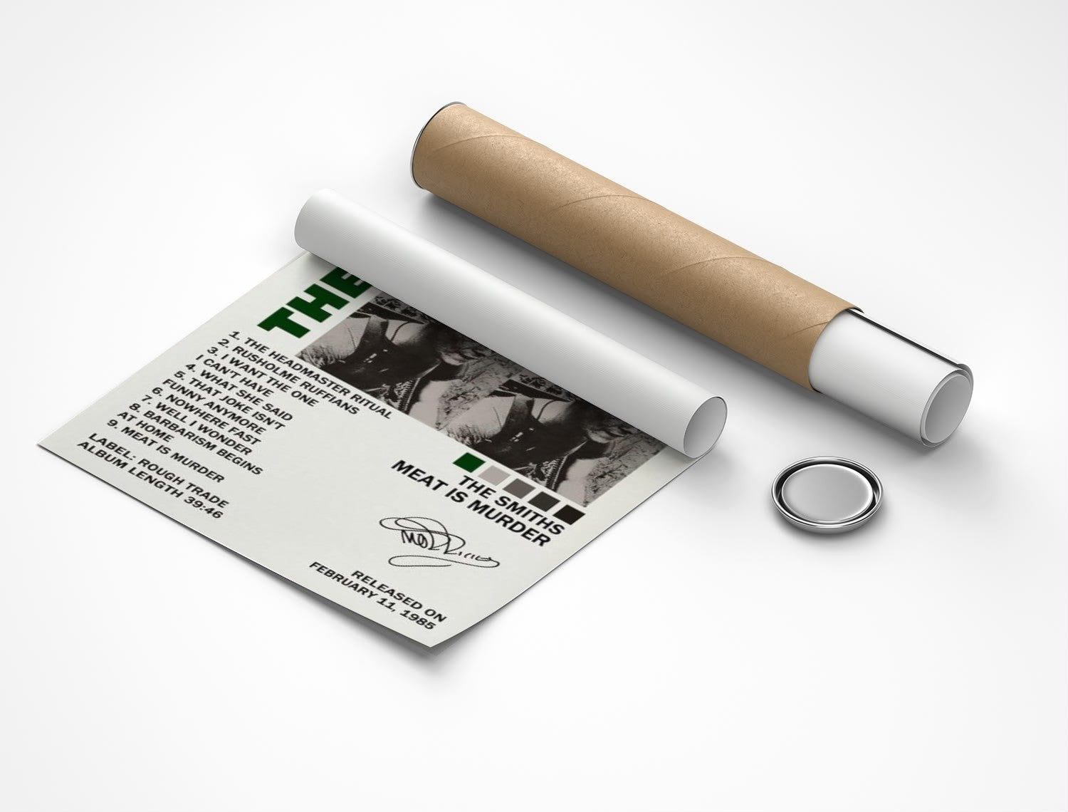 Rolled poster