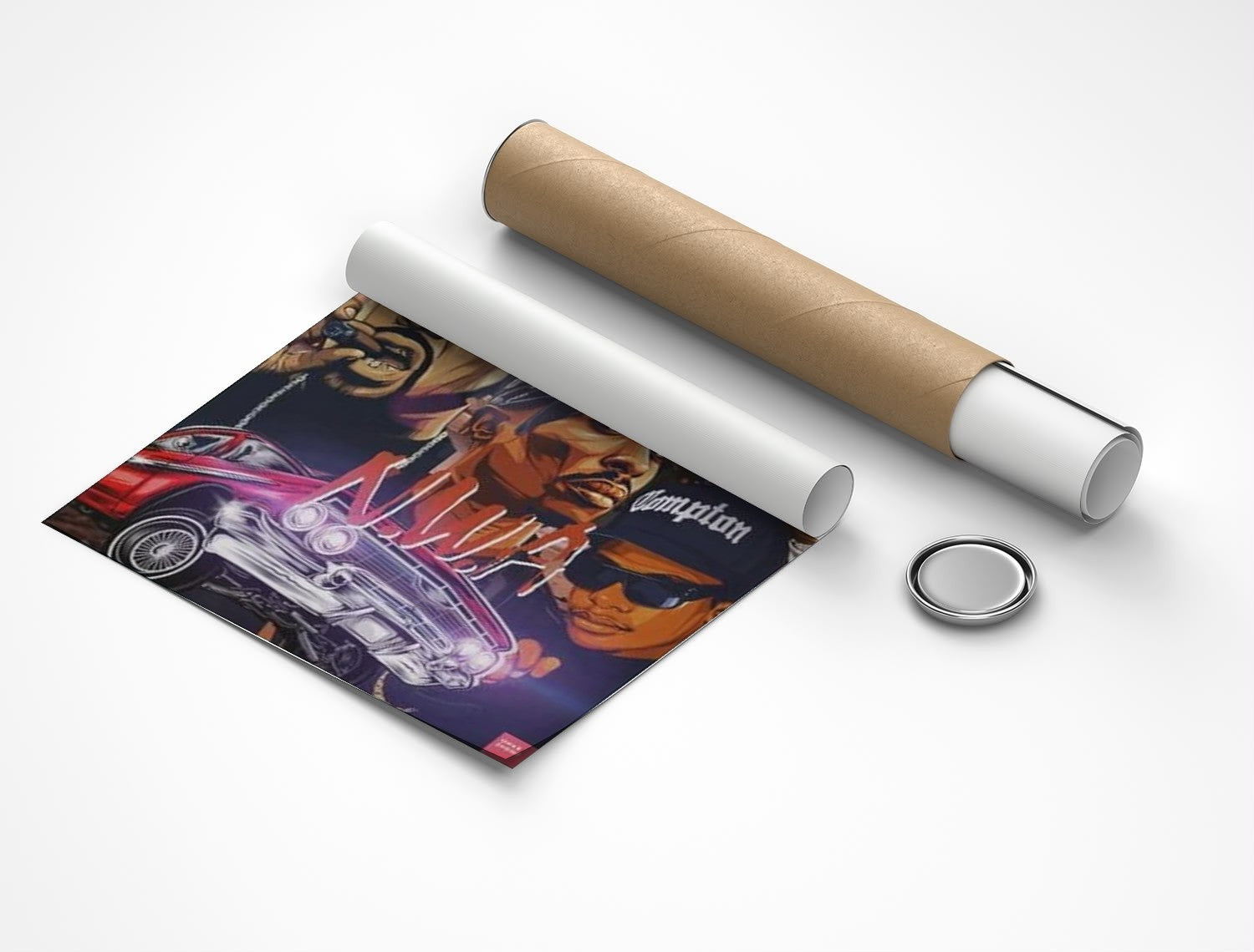 Rolled poster