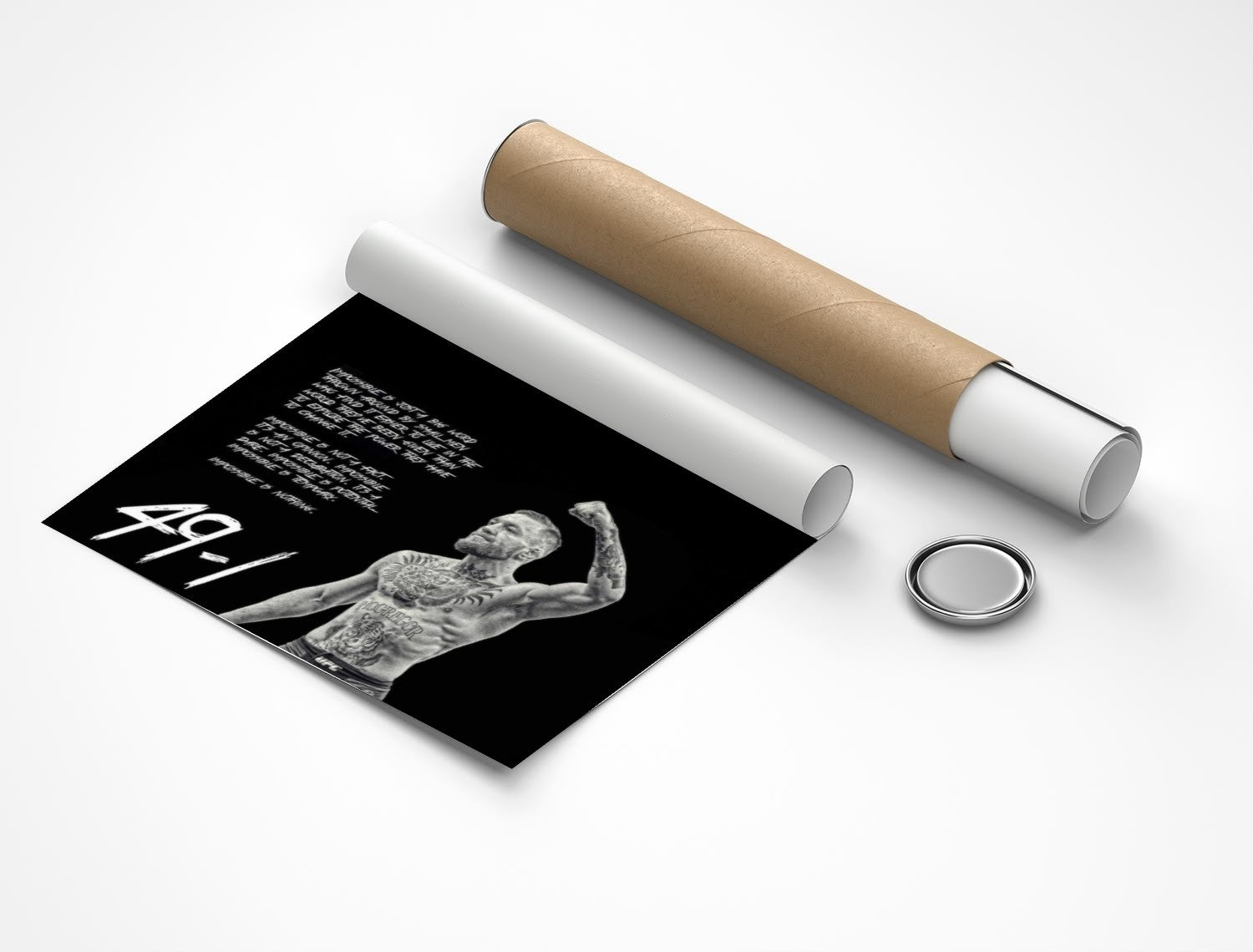 Rolled poster