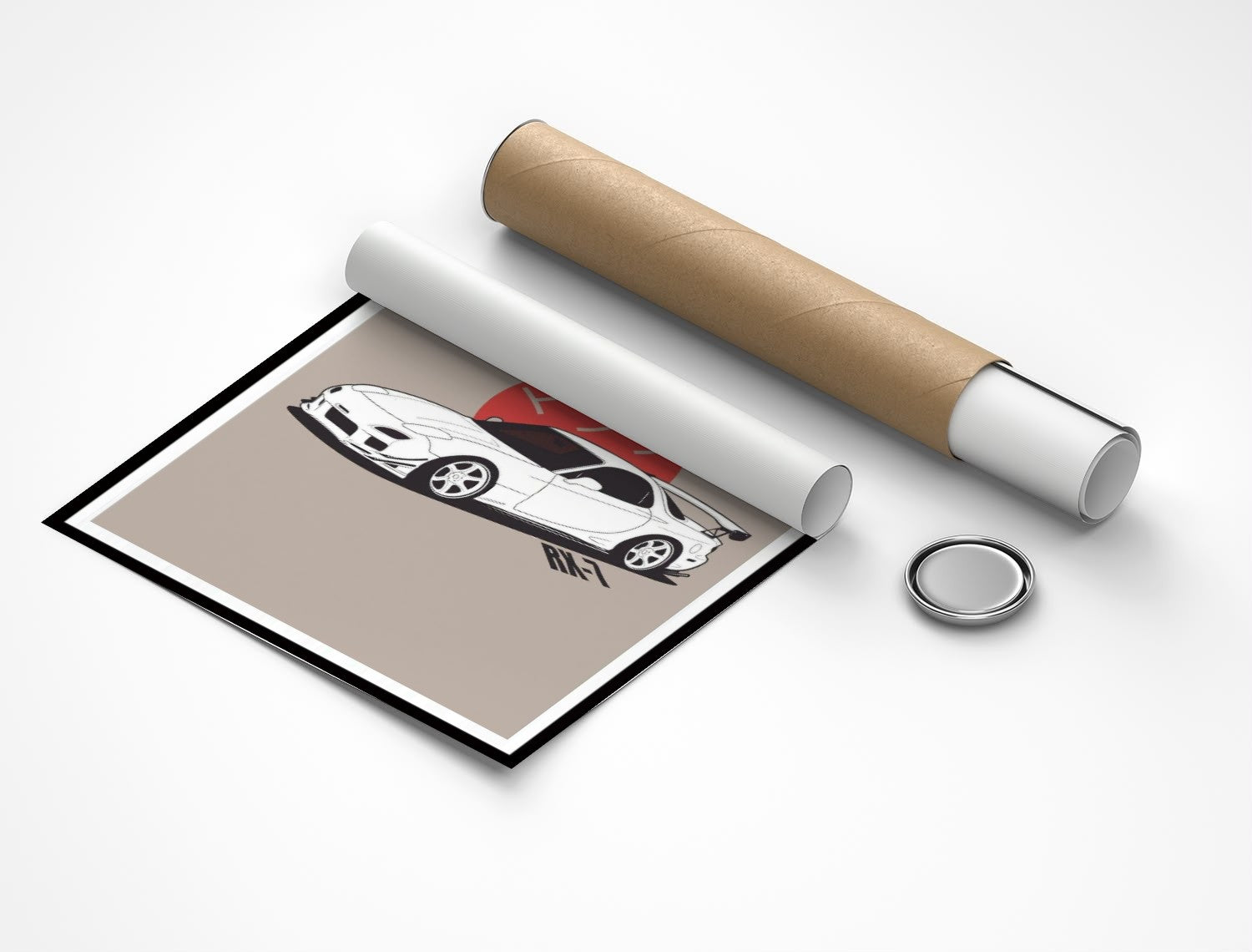 Rolled poster