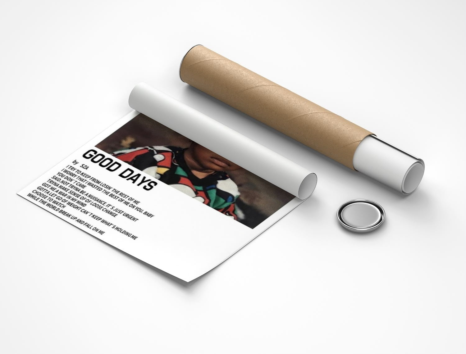 Rolled poster