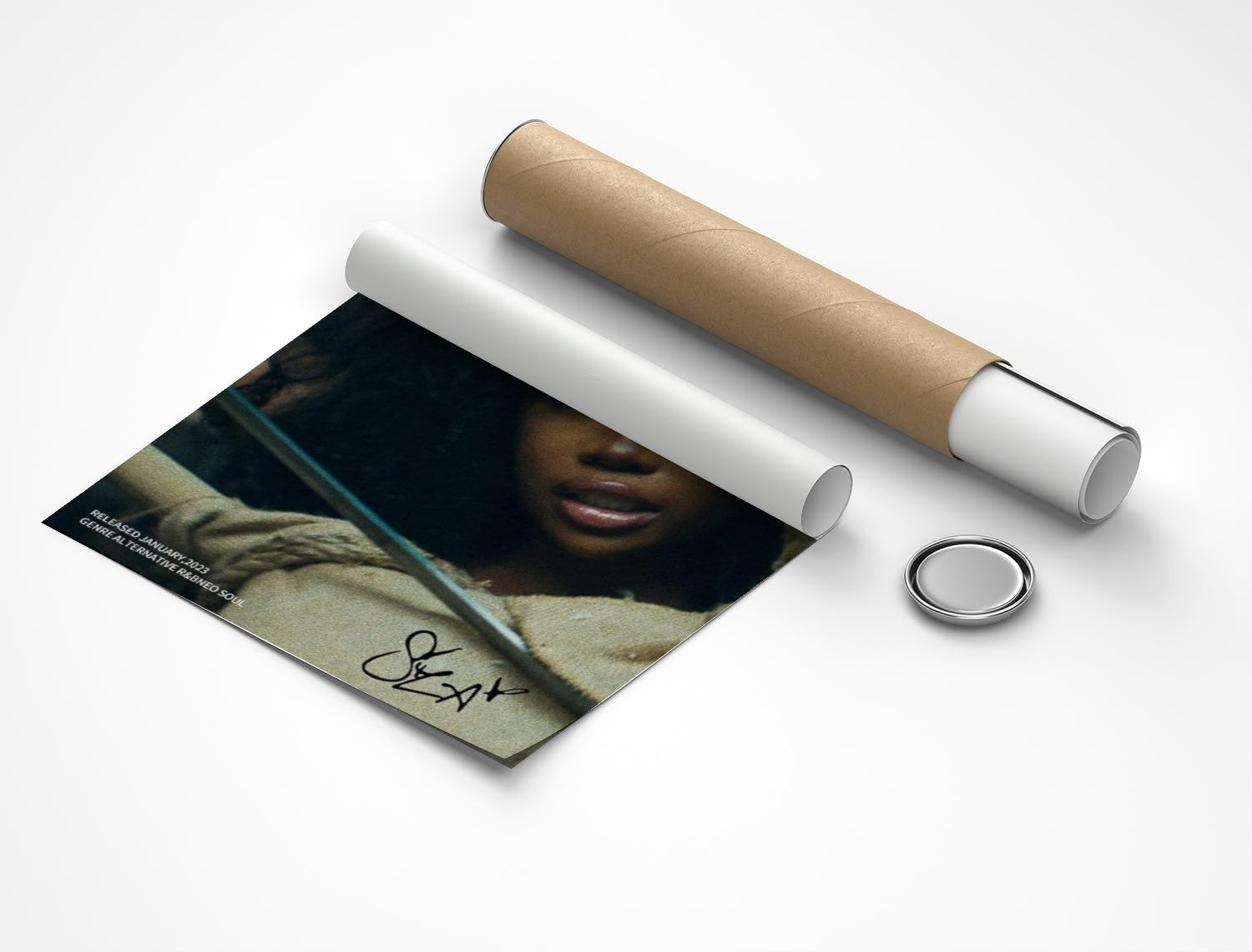 Rolled poster
