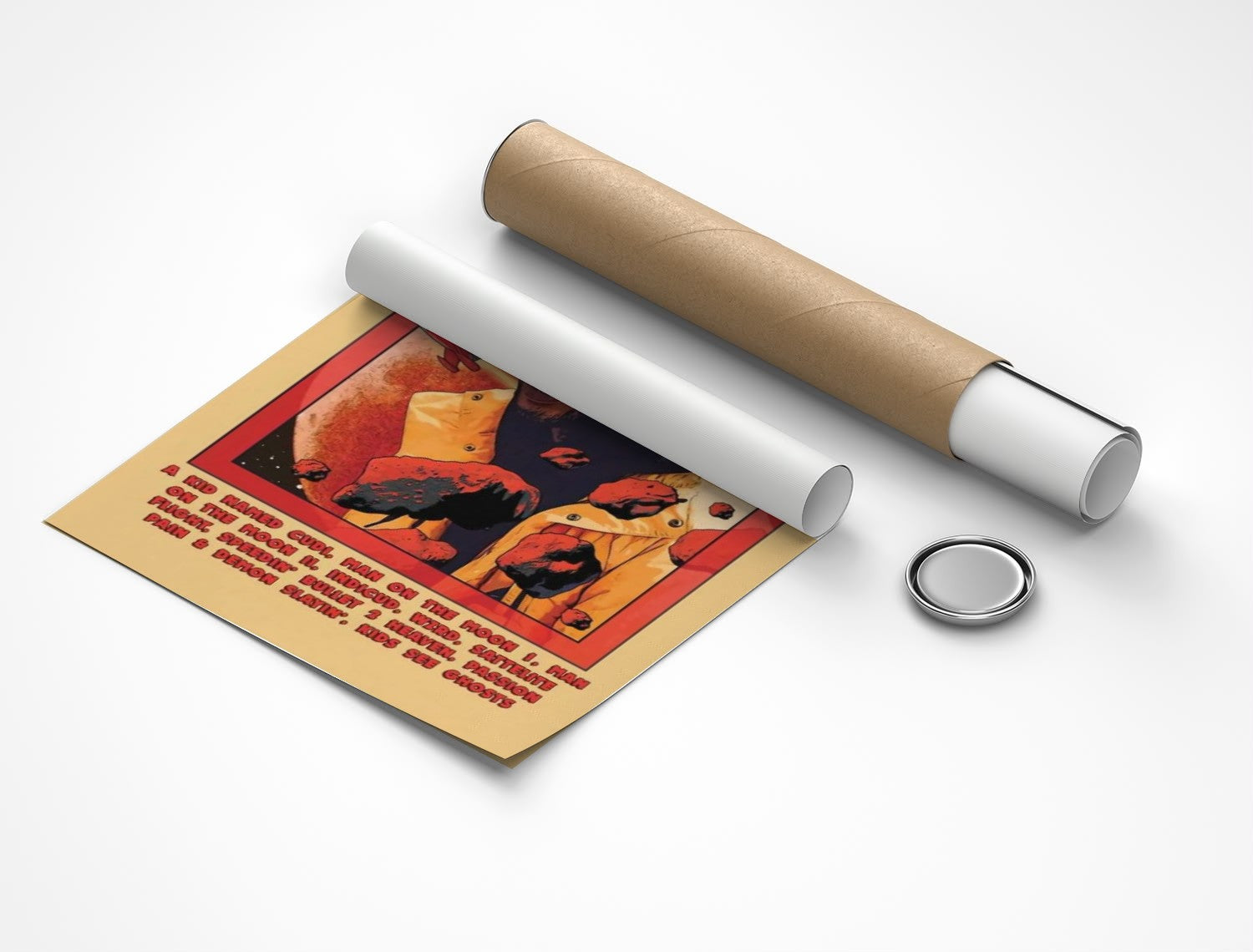 Rolled poster