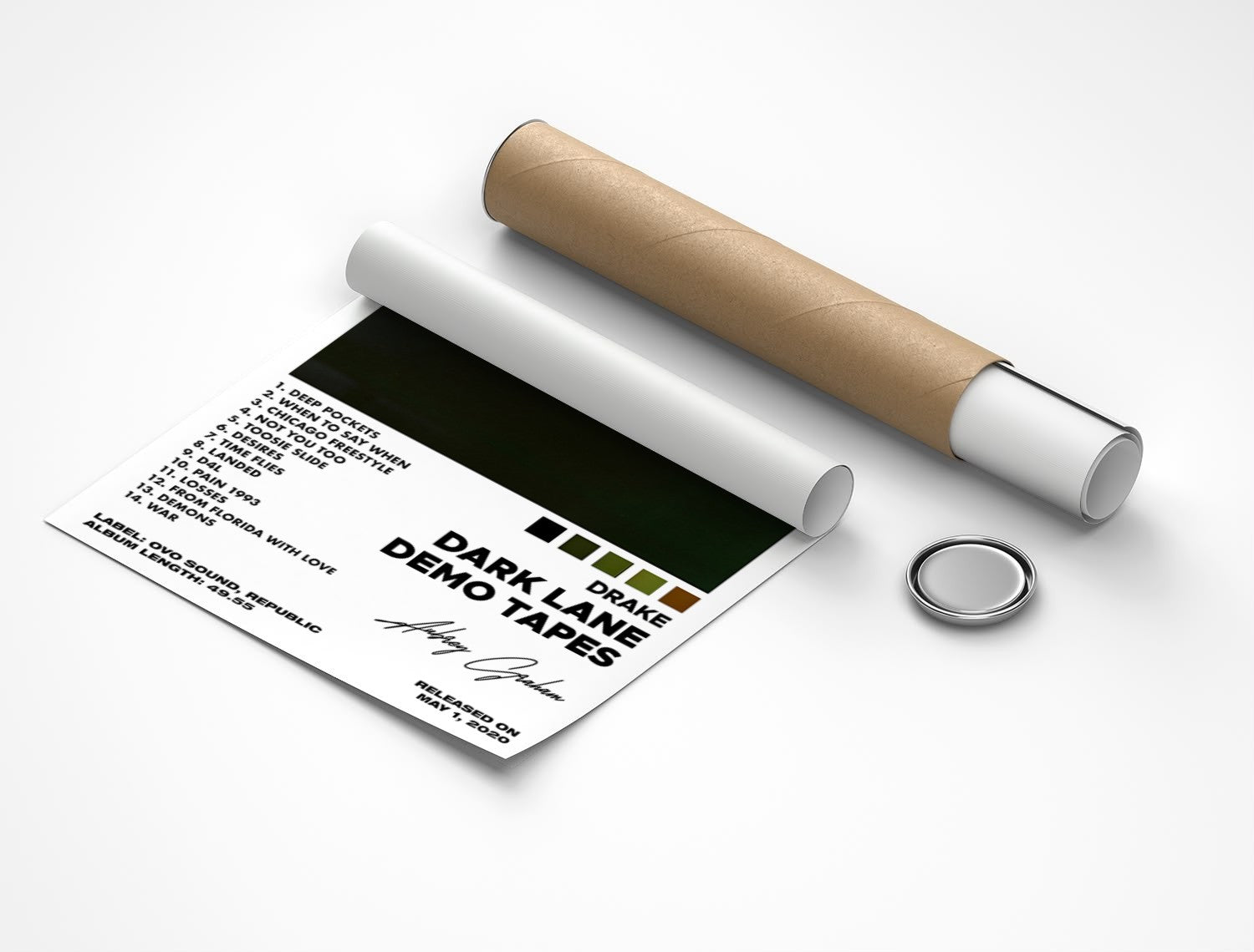 Rolled poster