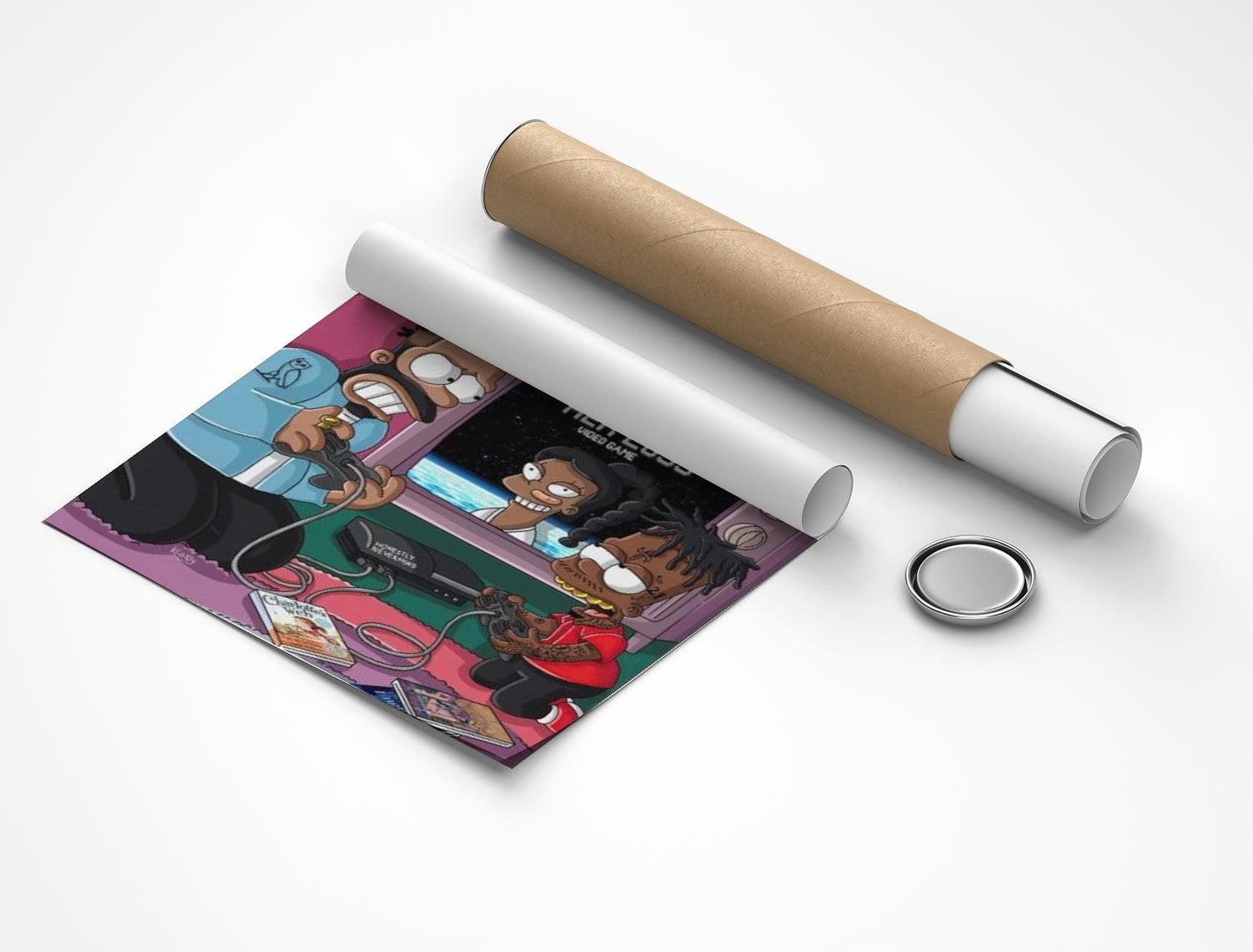 Rolled poster