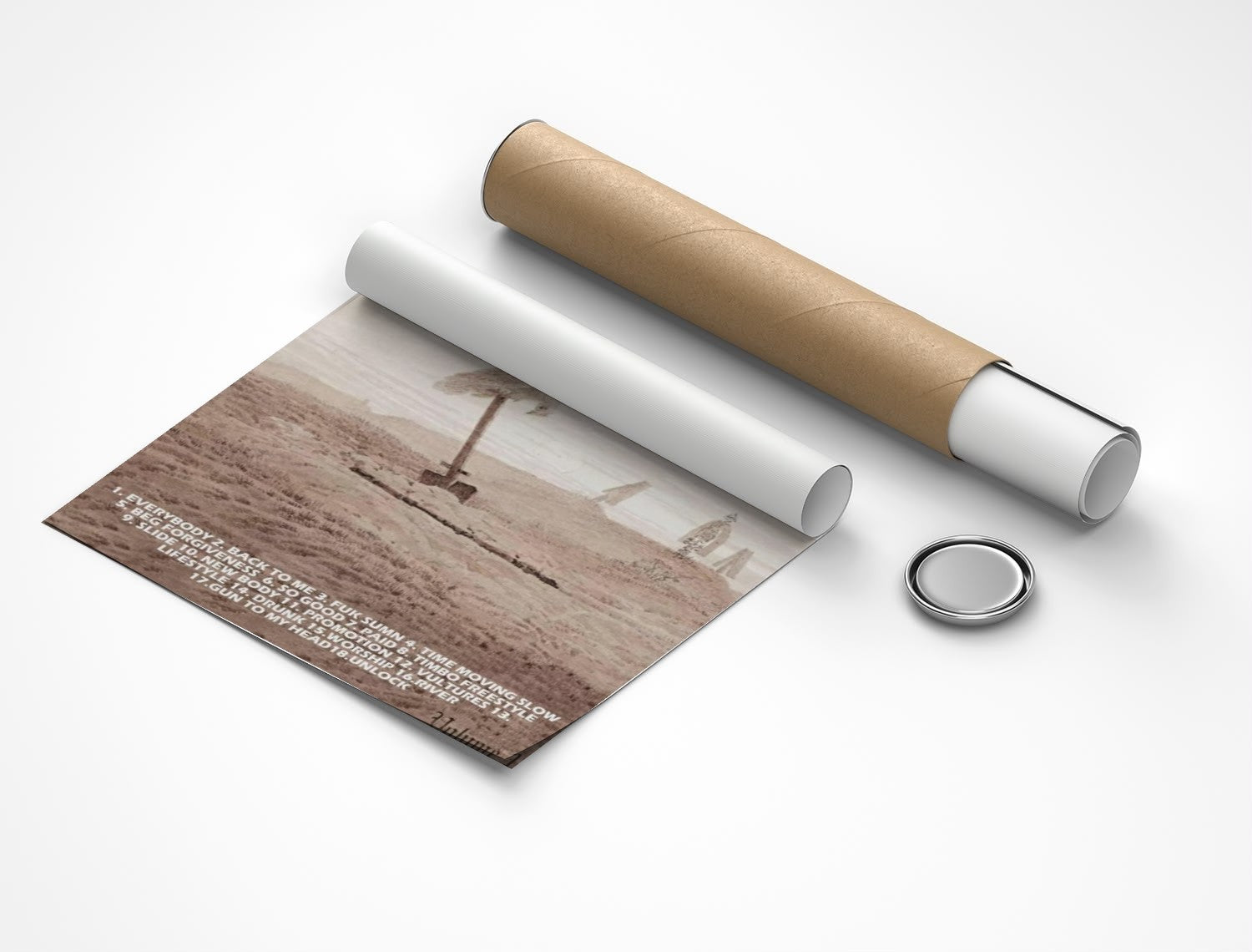 Rolled poster