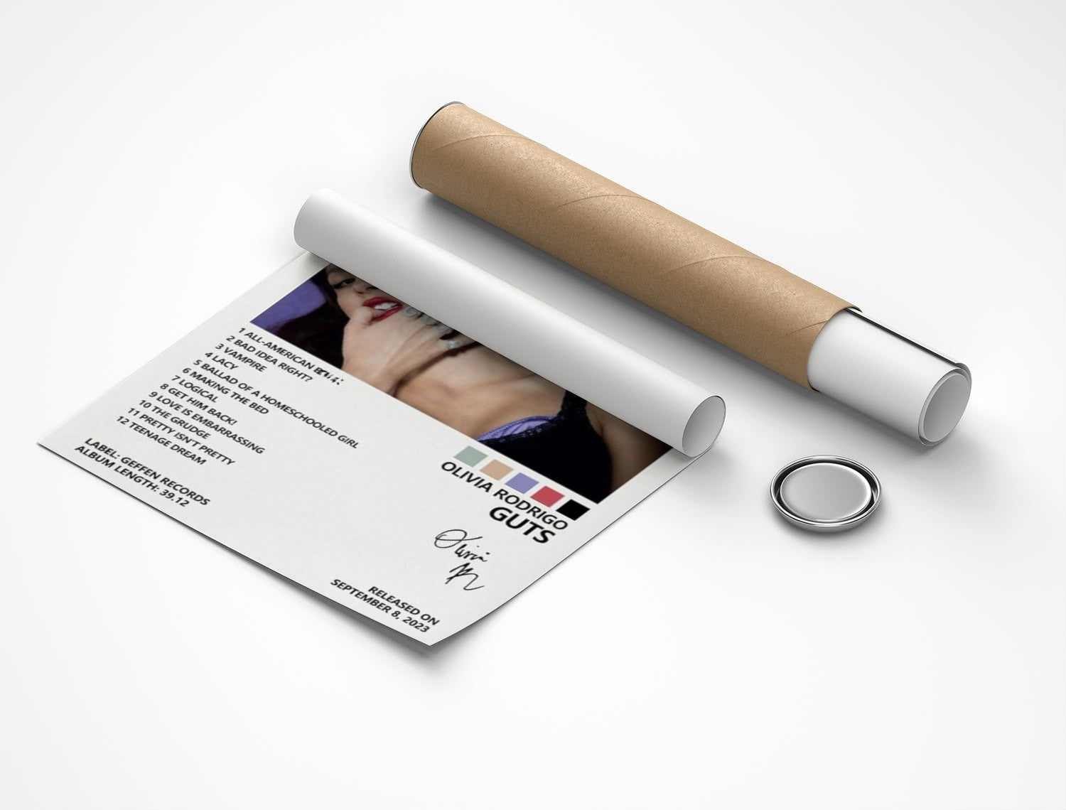 Rolled poster