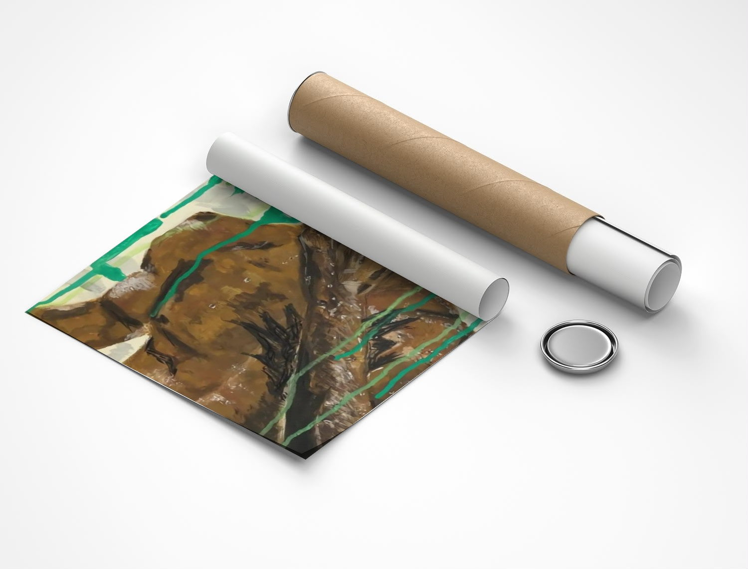 Rolled poster