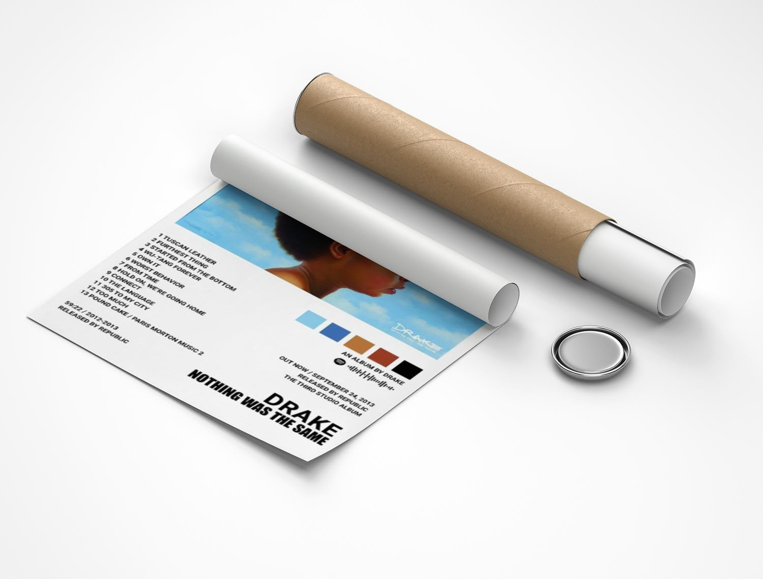 Rolled poster