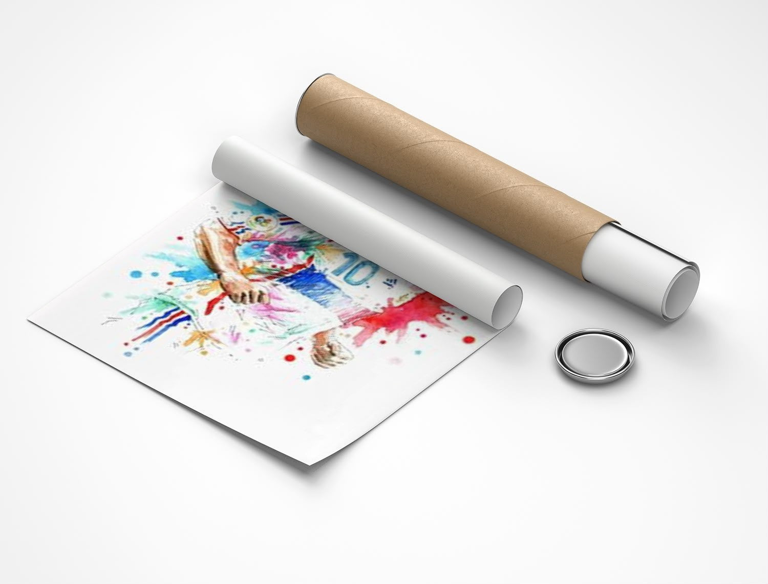 Rolled poster
