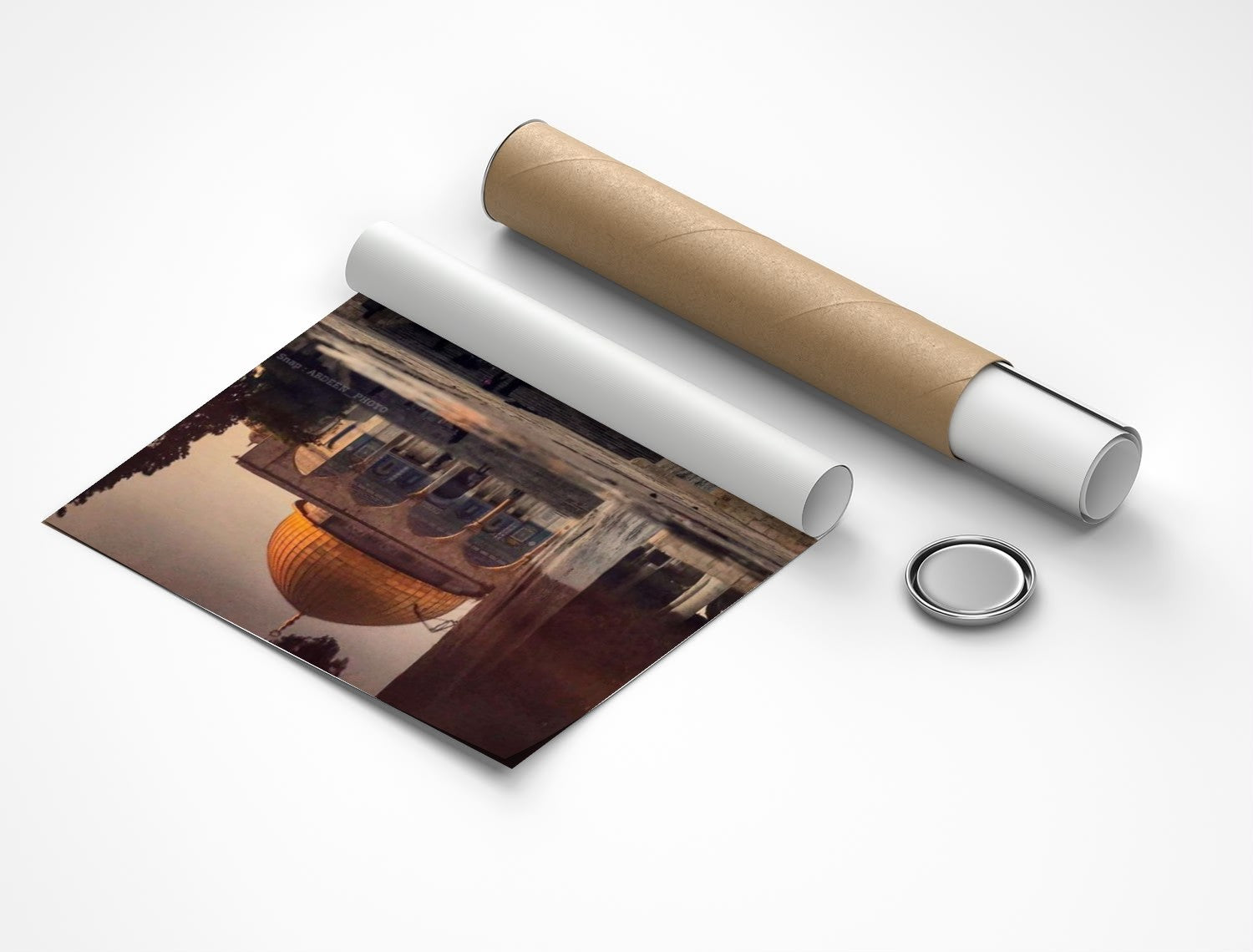 Rolled poster