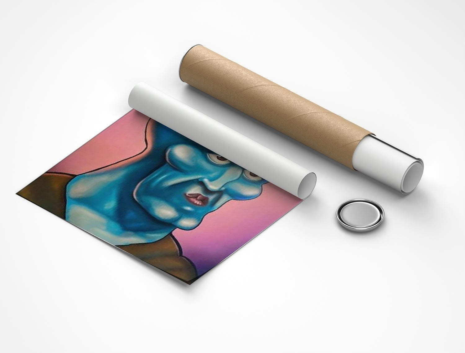Rolled poster