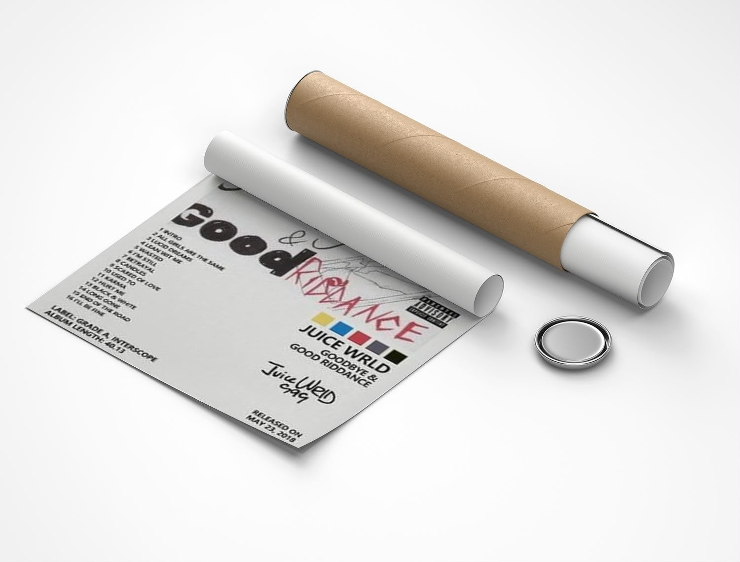Rolled poster