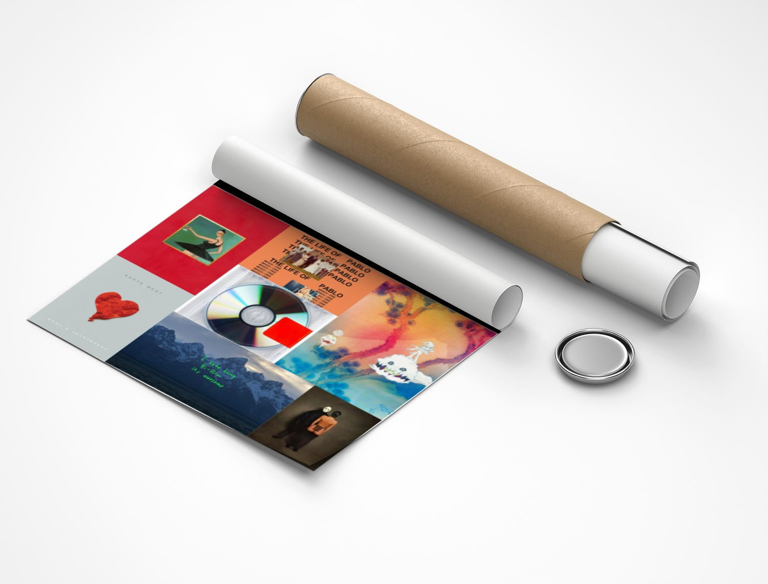 Rolled poster