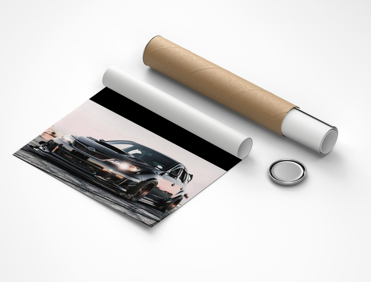 Rolled poster