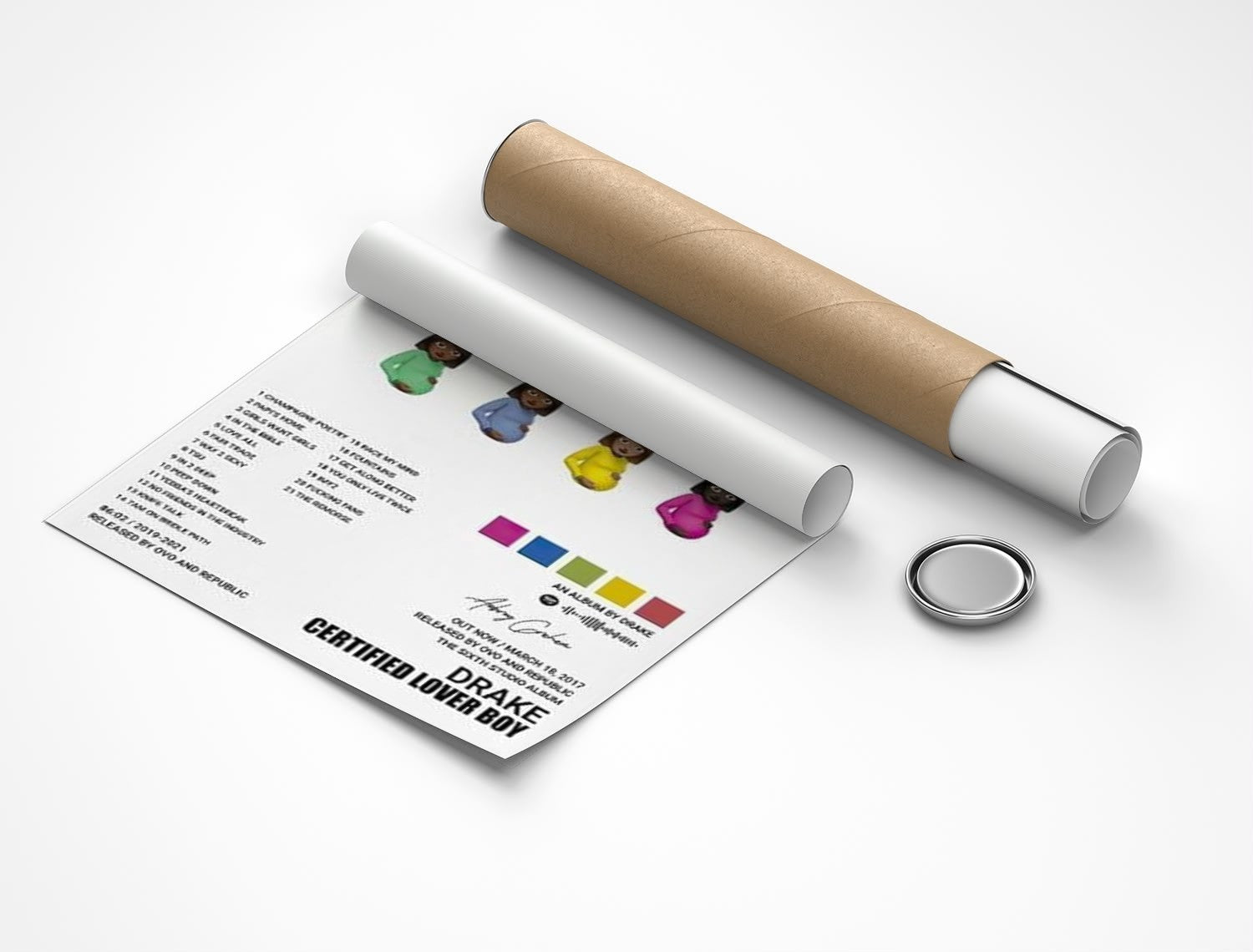 Rolled poster