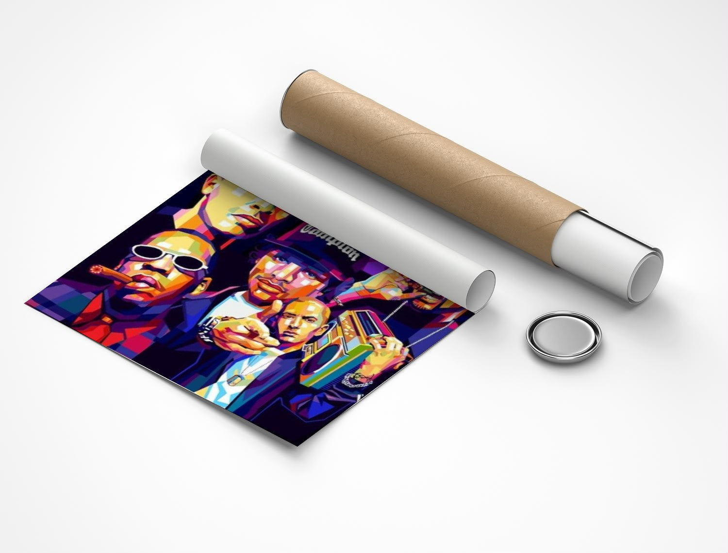 Rolled poster