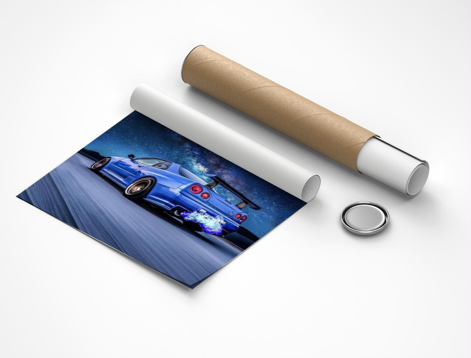 Rolled poster