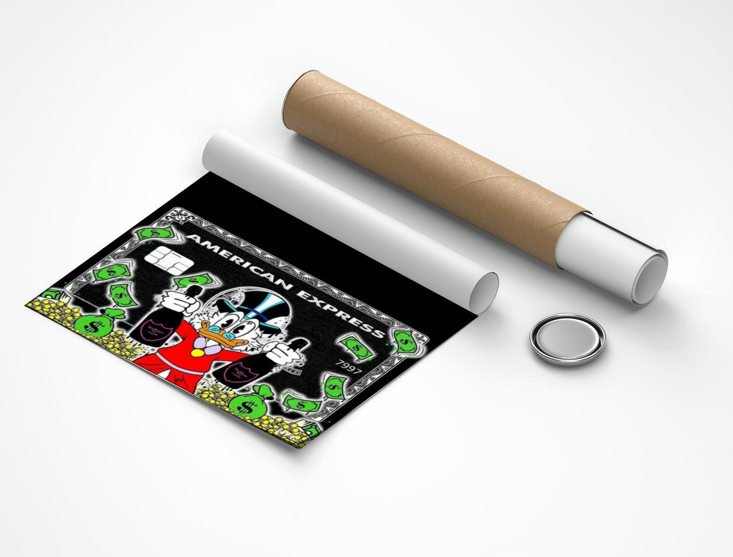 Rolled poster