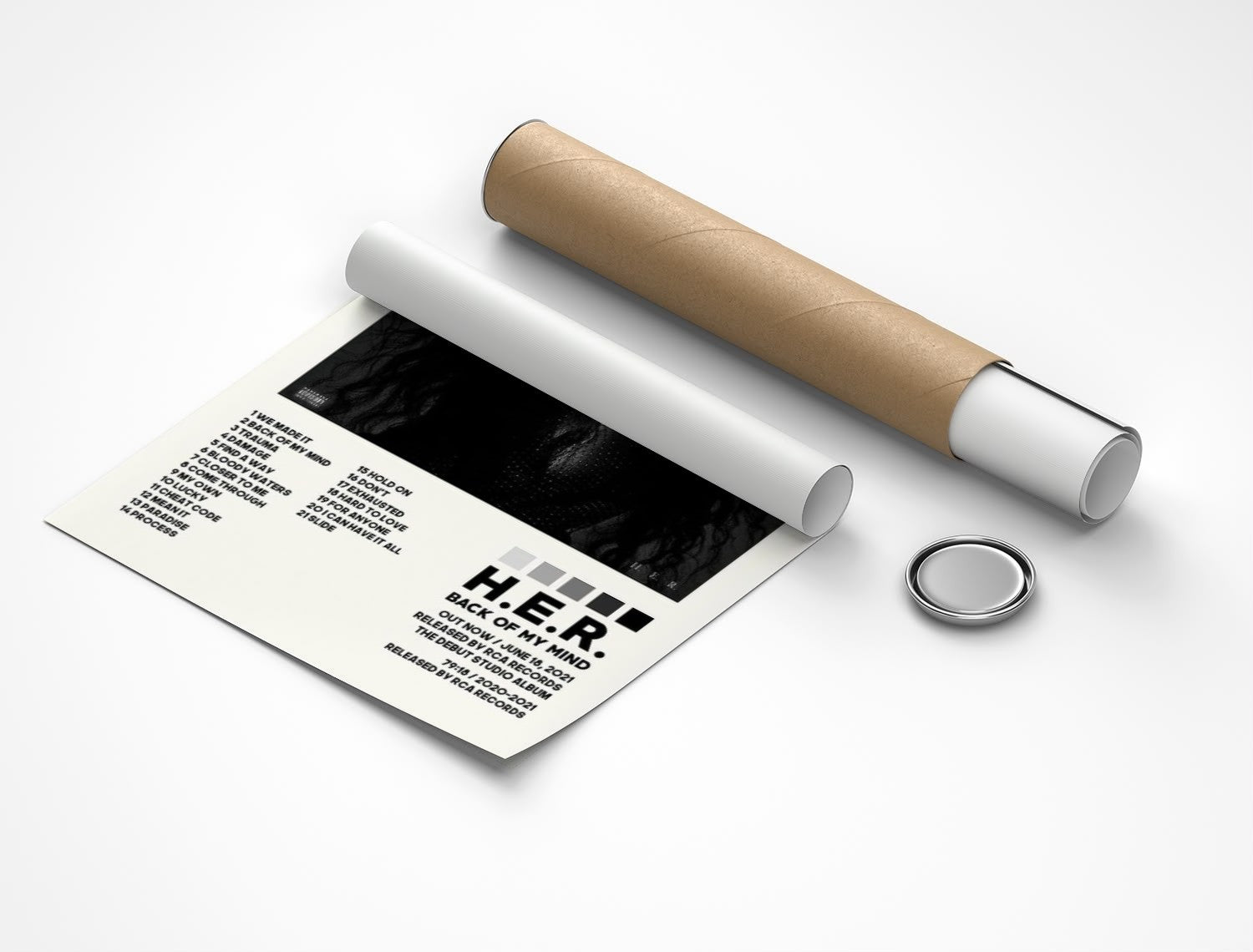 Rolled poster