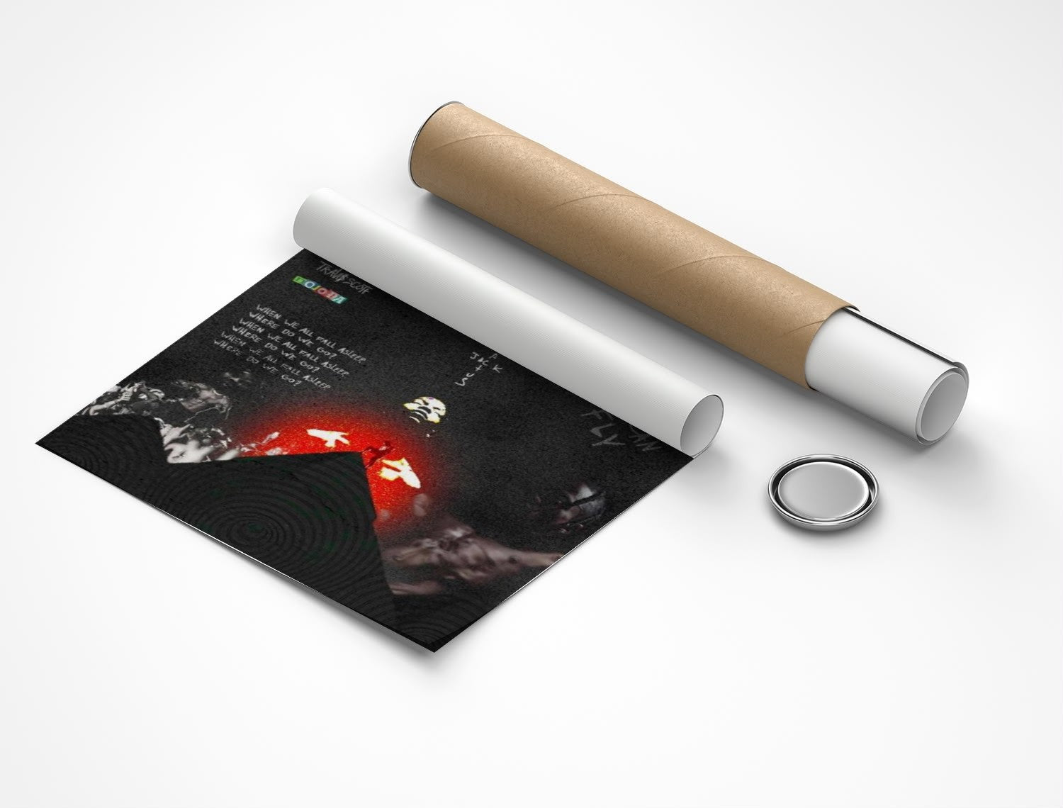 Rolled poster