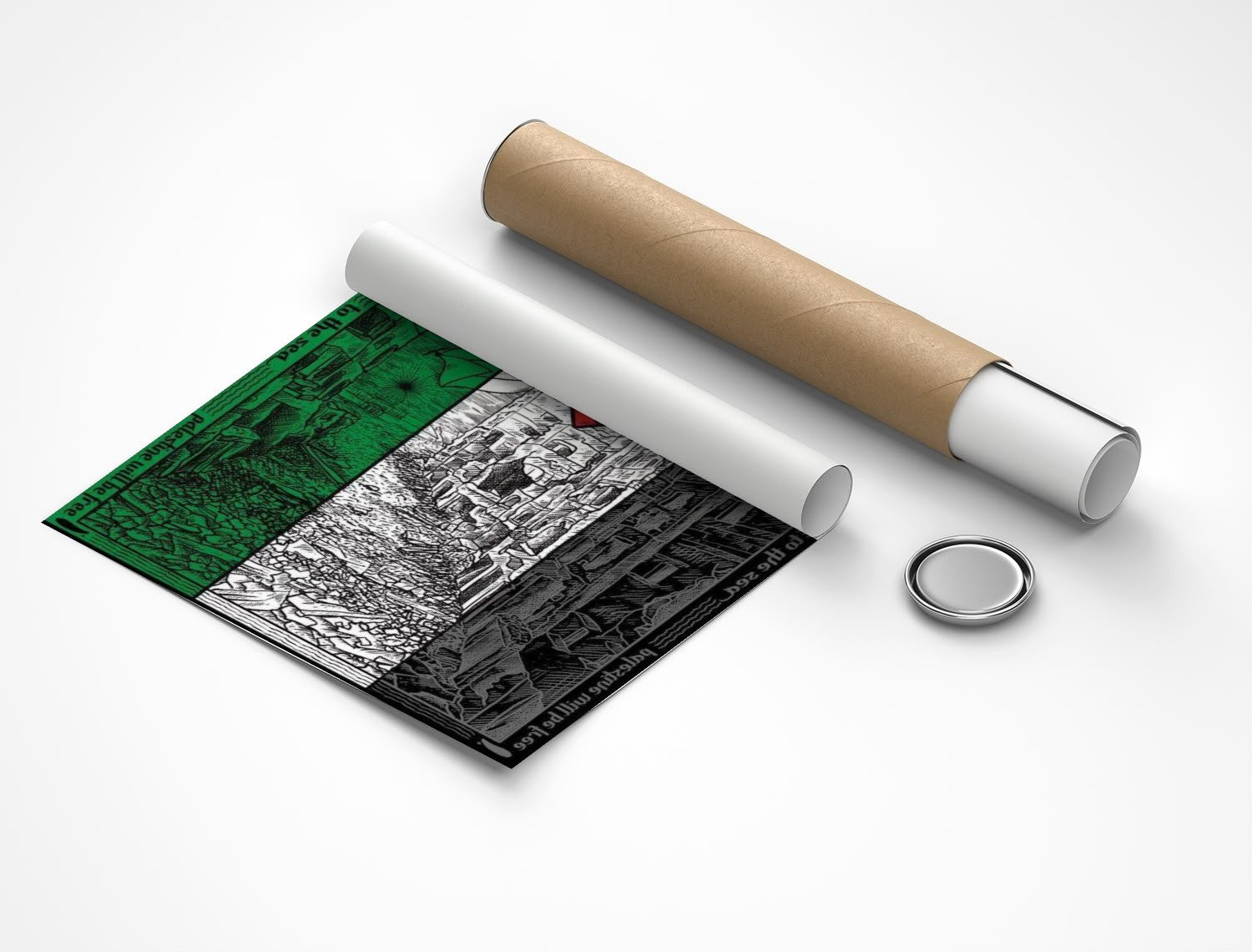 Rolled poster