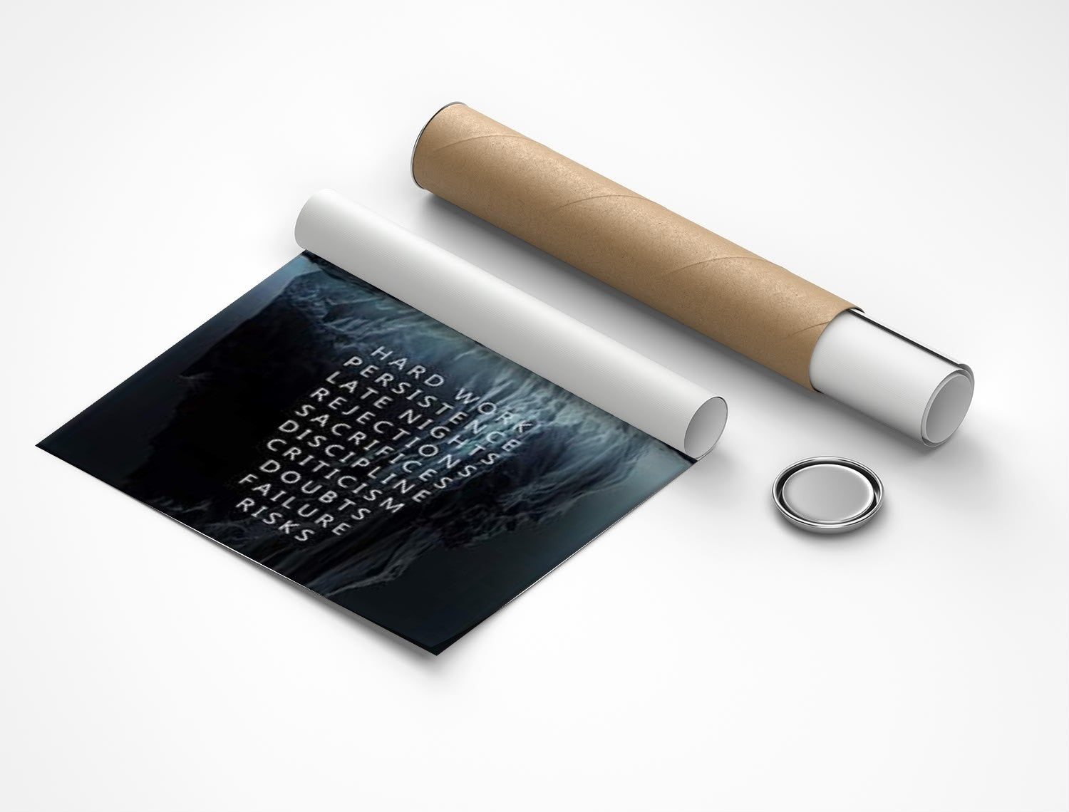 Rolled poster
