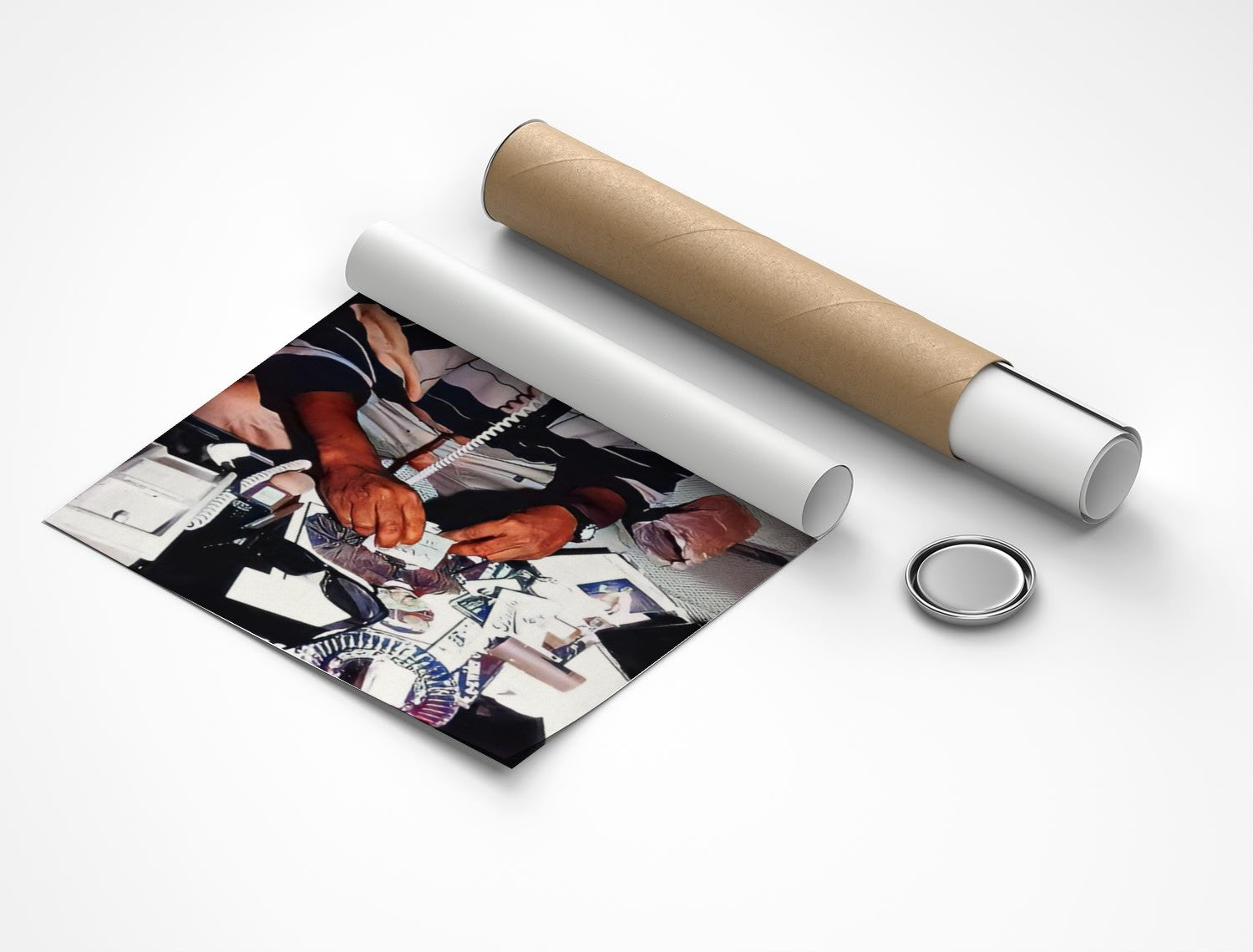 Rolled poster