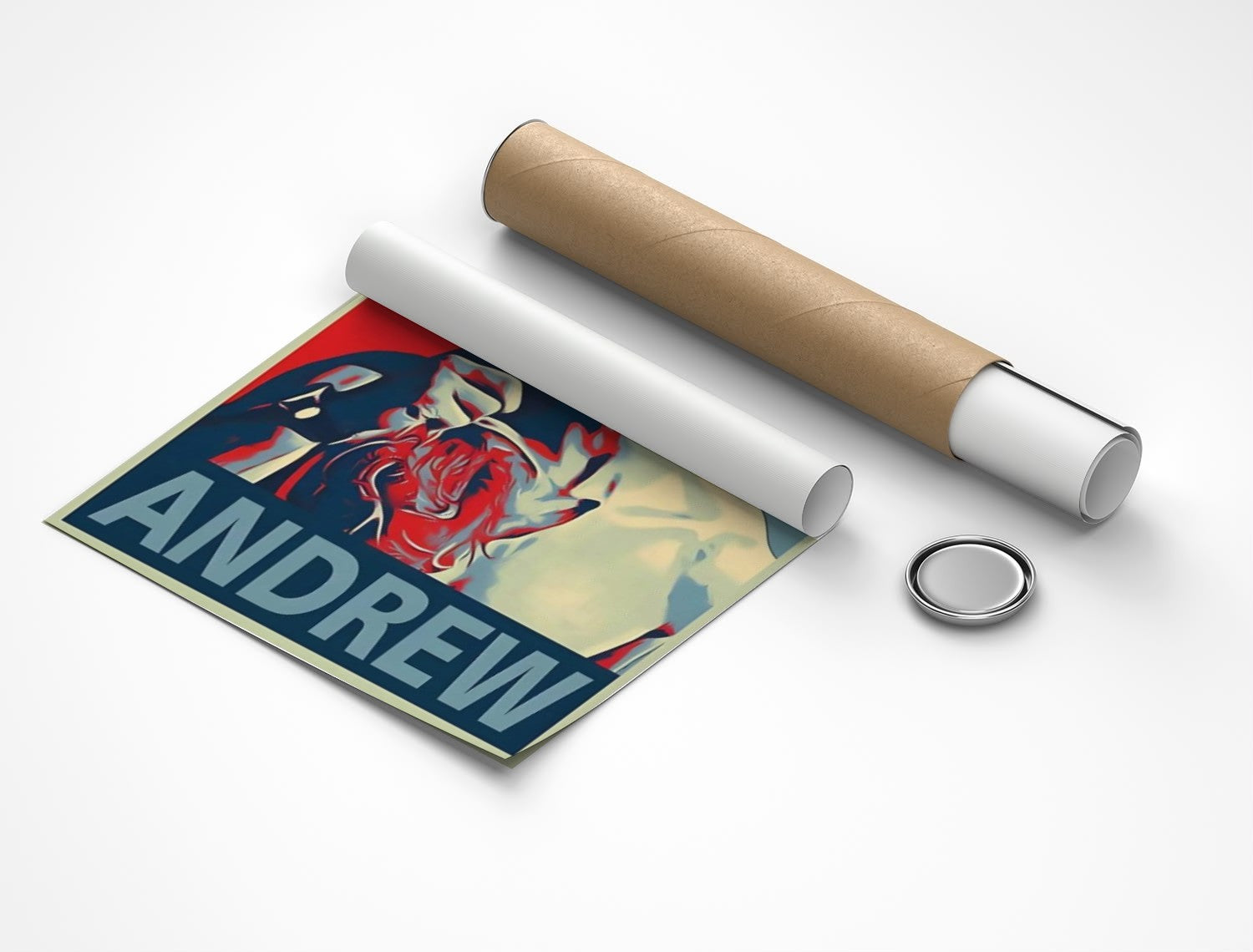 Rolled poster