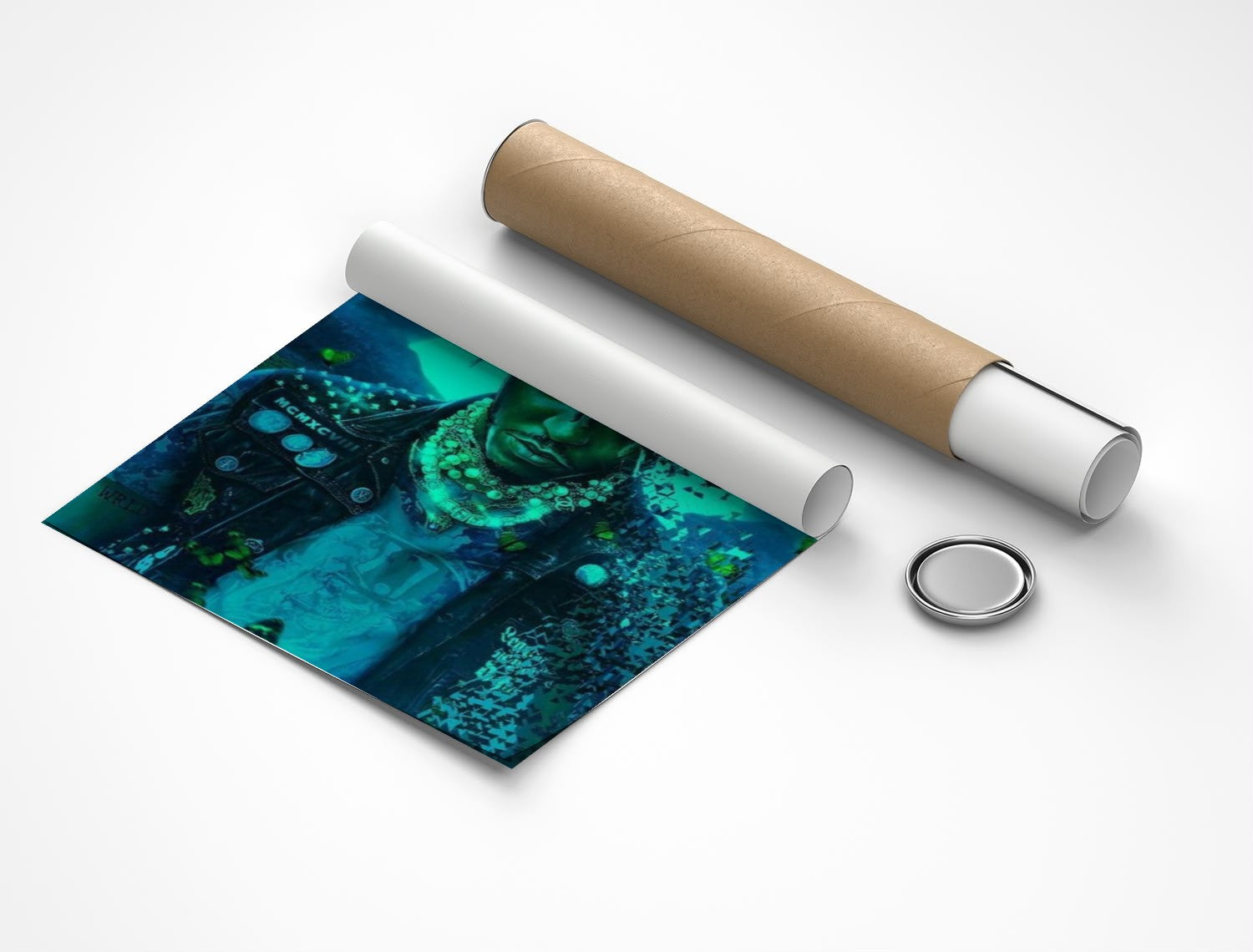 Rolled poster