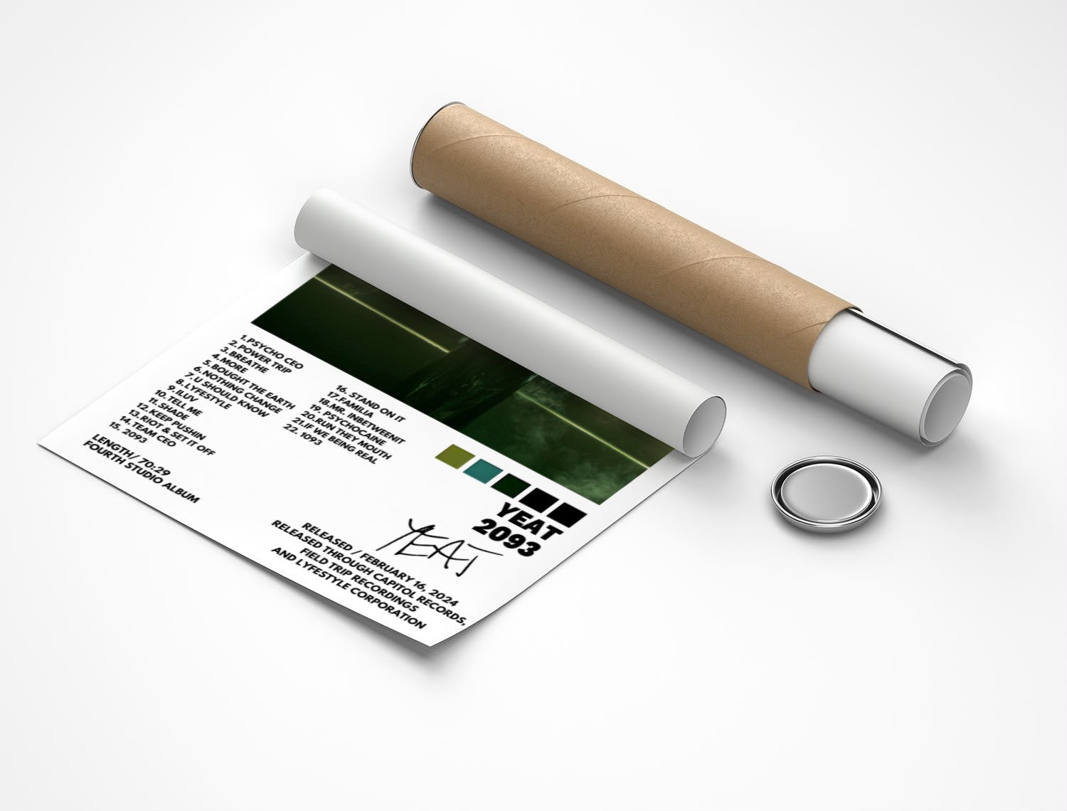 Rolled poster