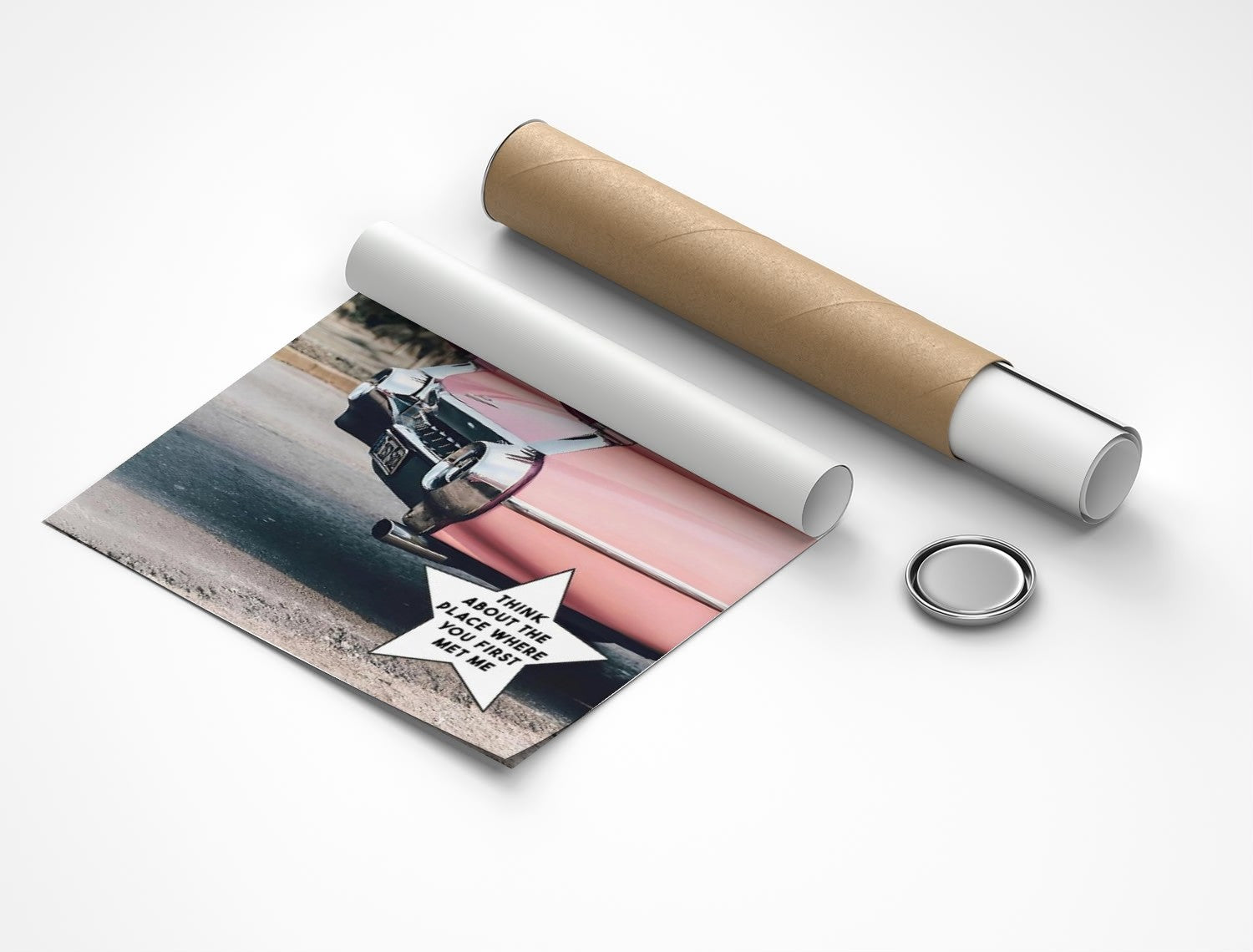 Rolled poster