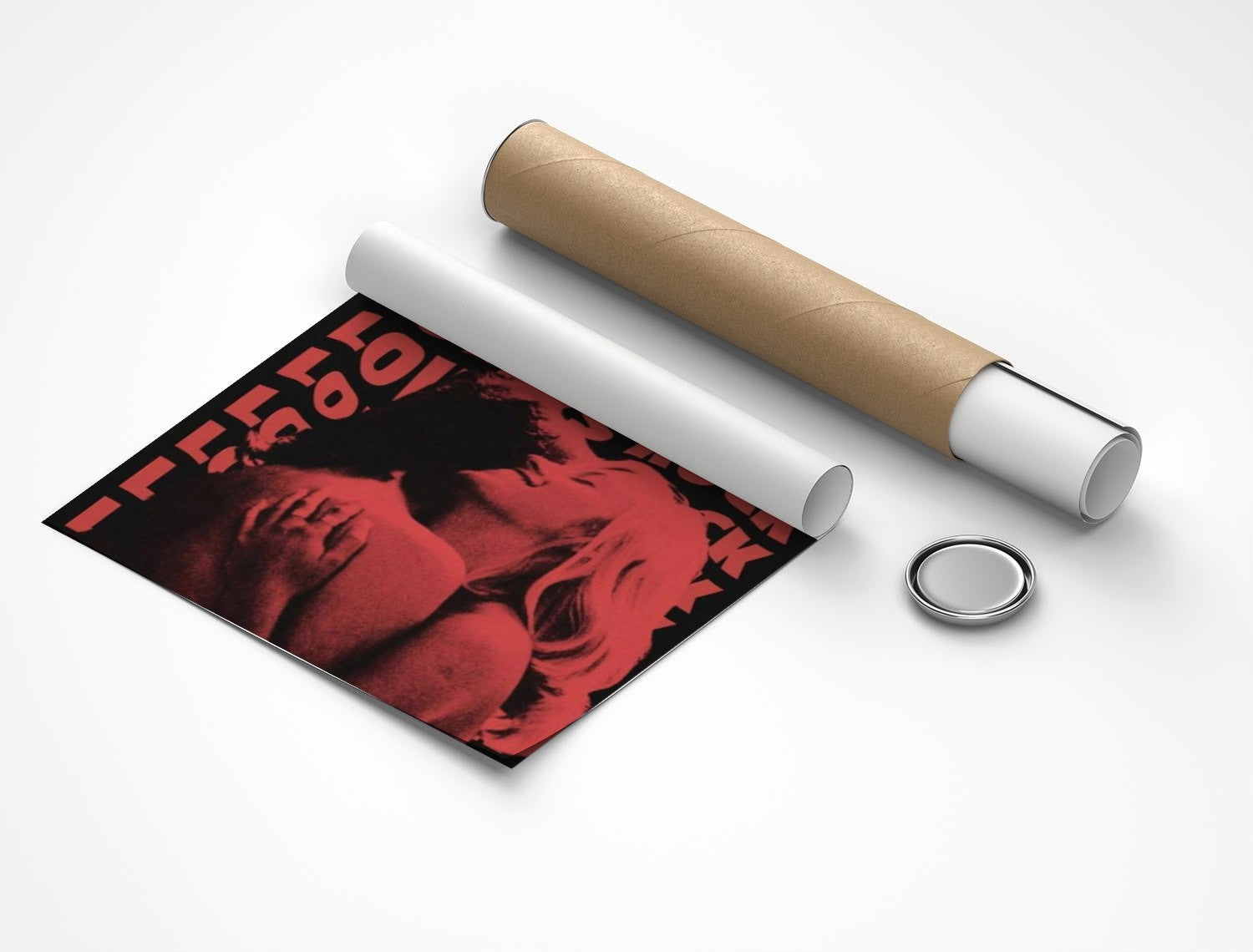 Rolled poster