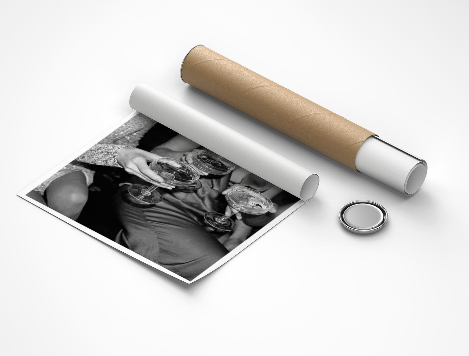 Rolled poster