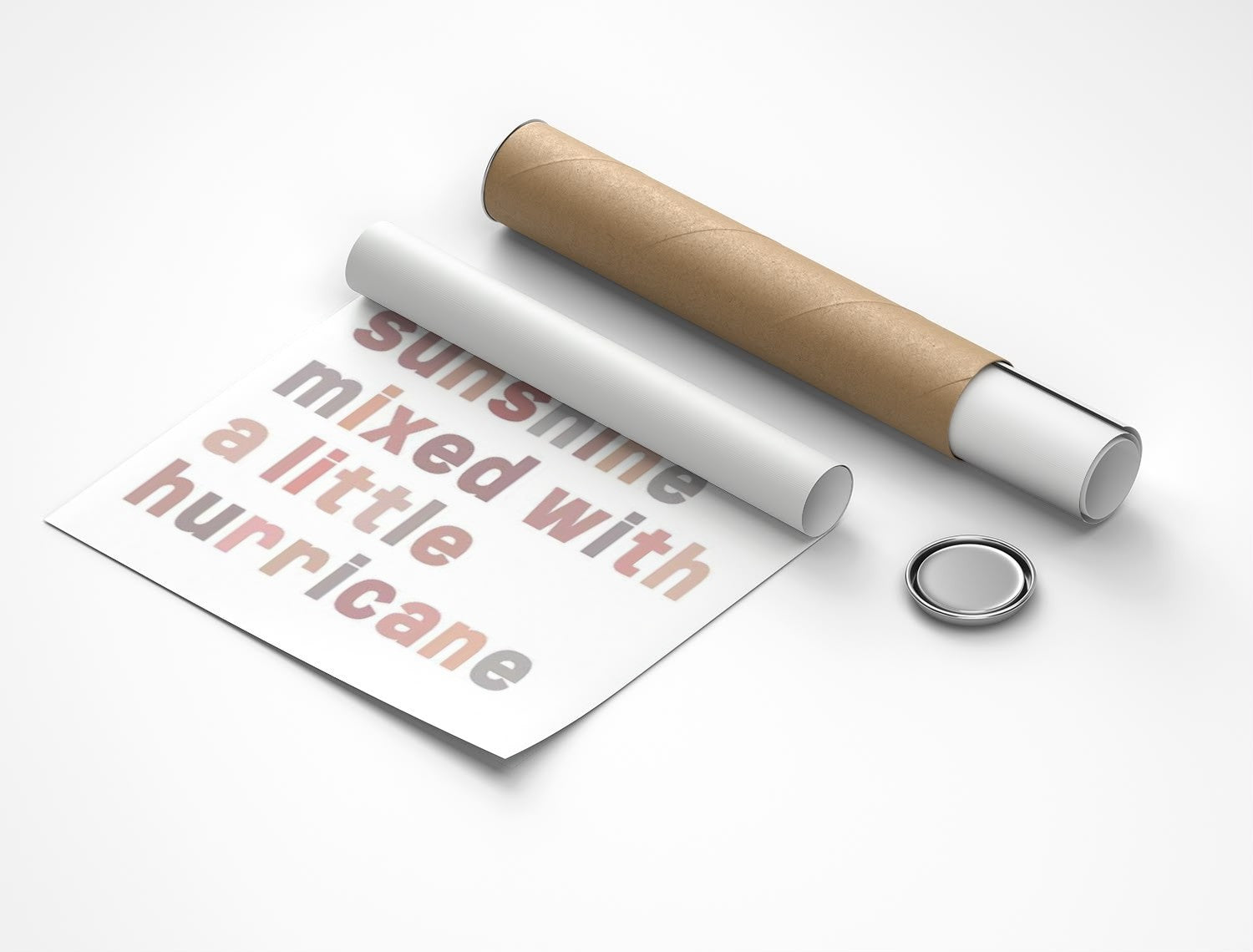 Rolled poster