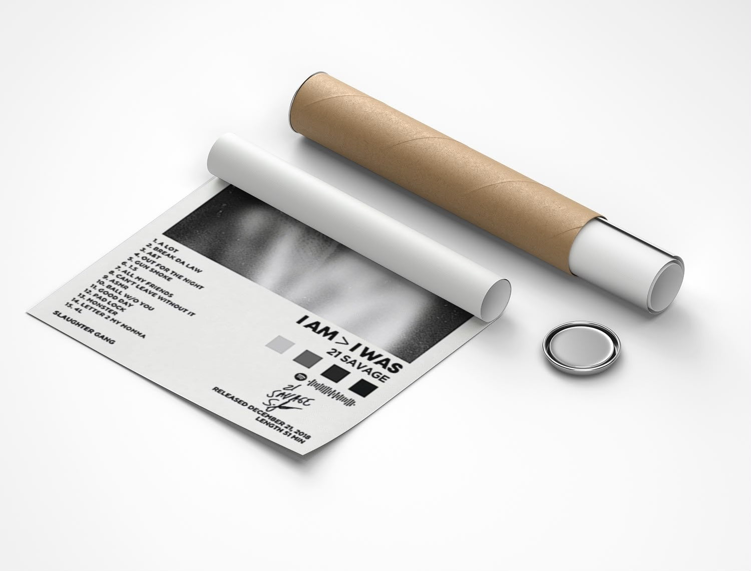 Rolled poster