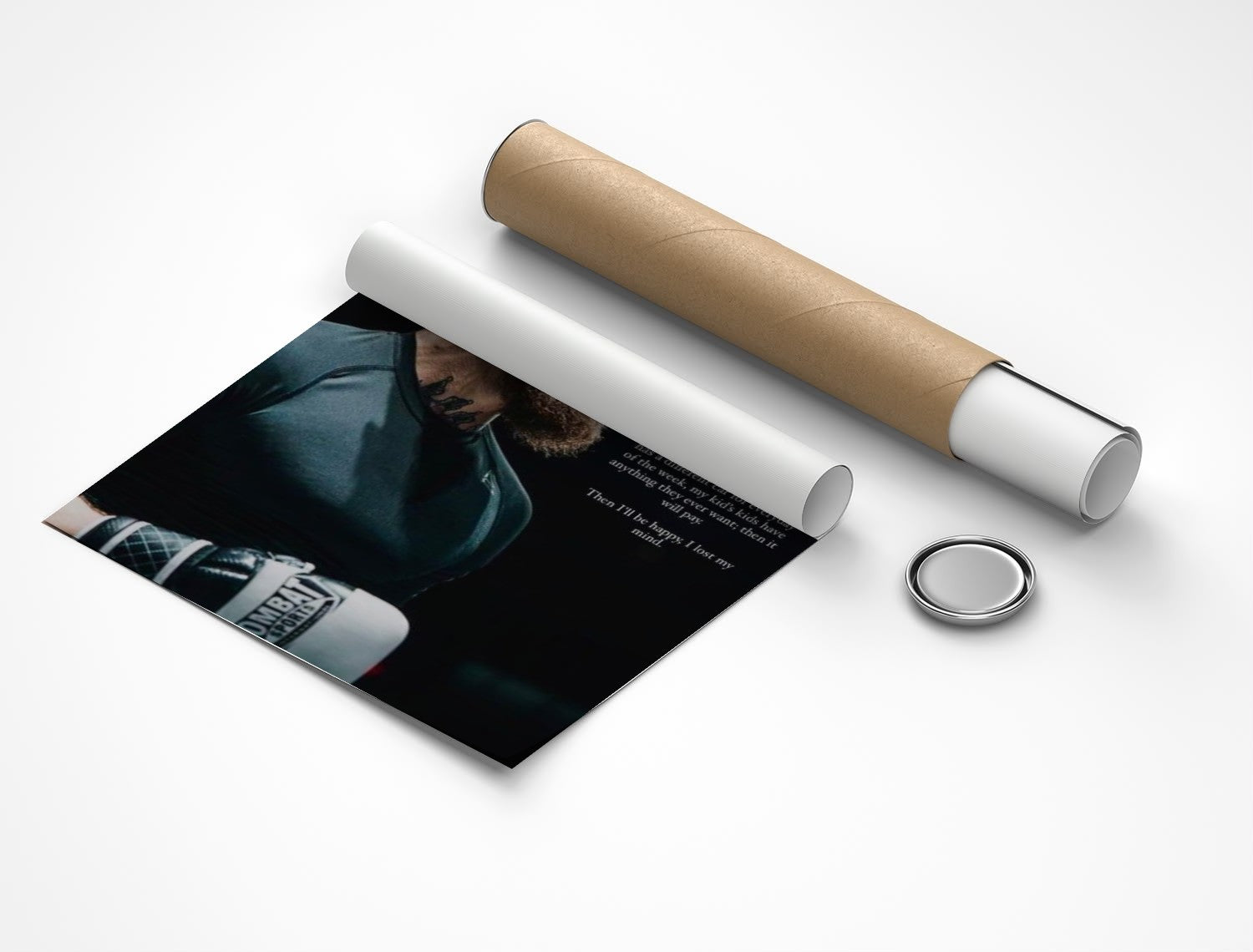 Rolled poster