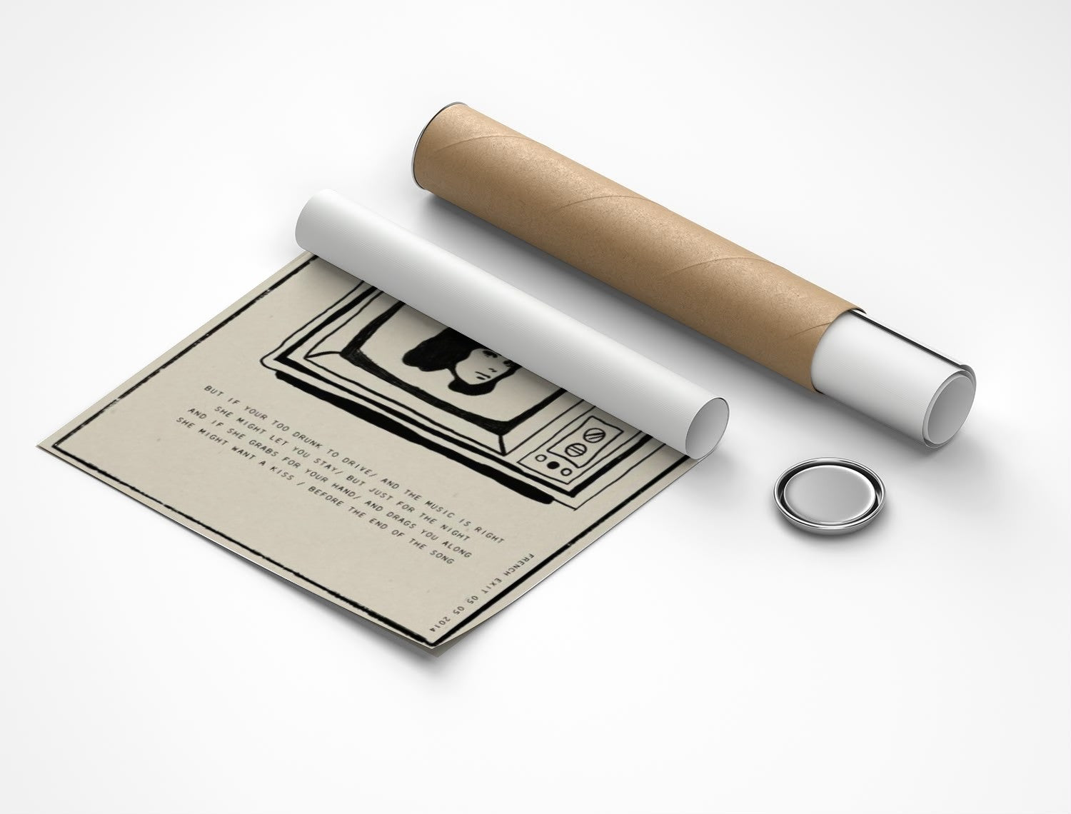 Rolled poster