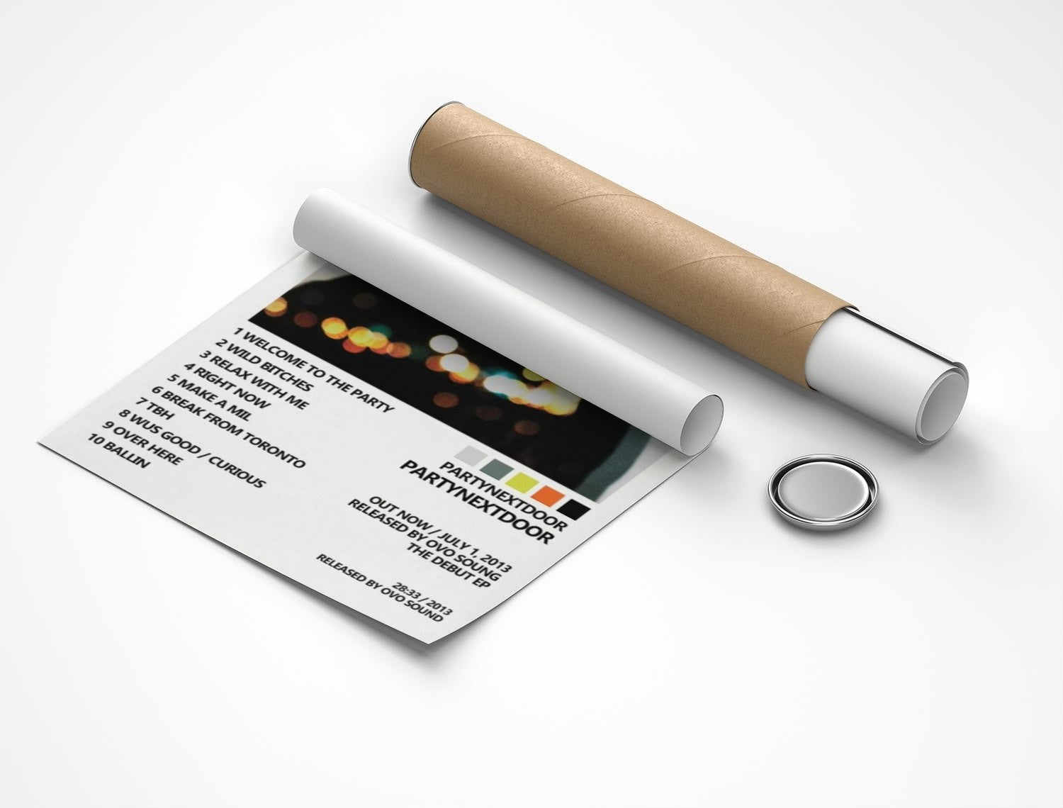 Rolled poster