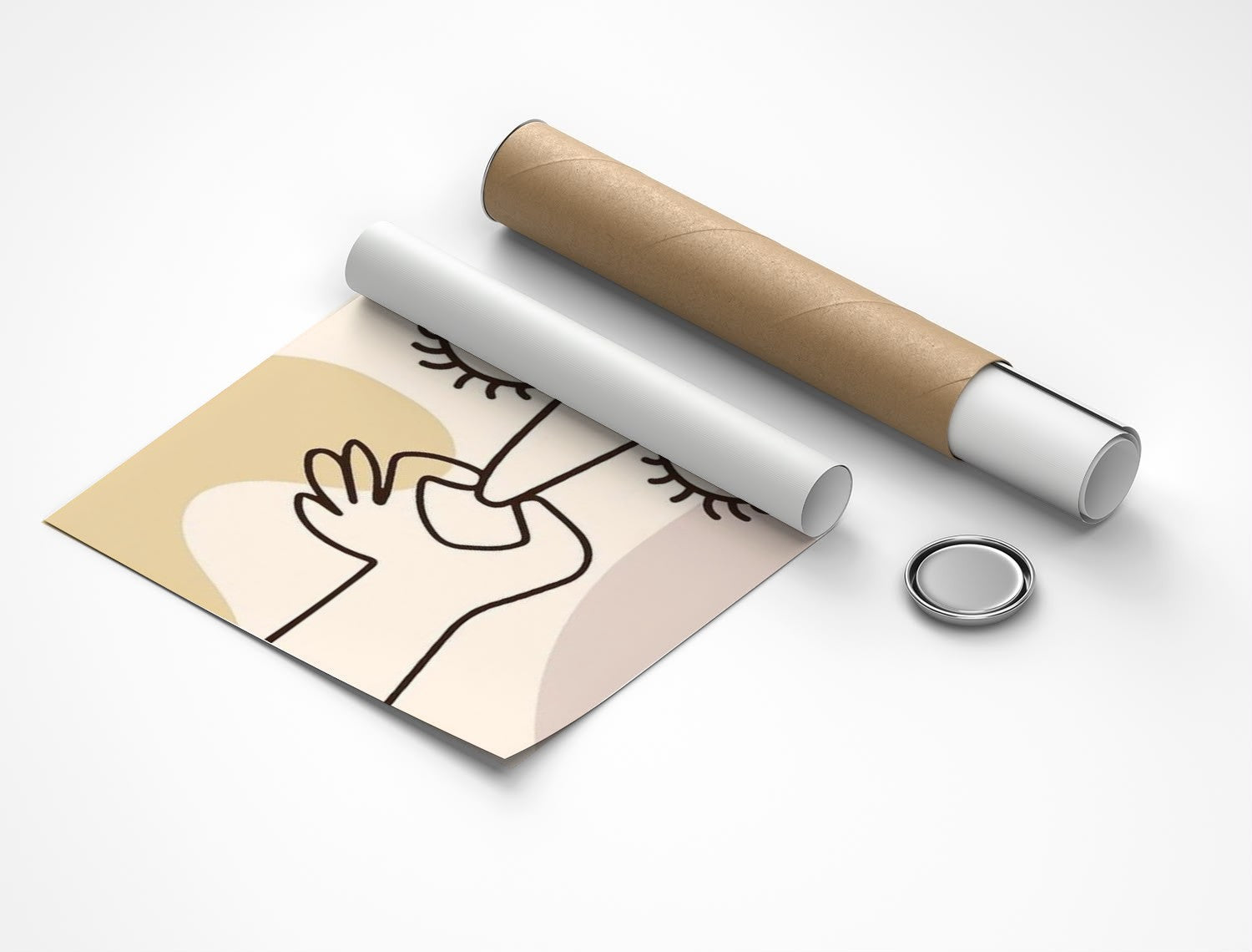 Rolled poster