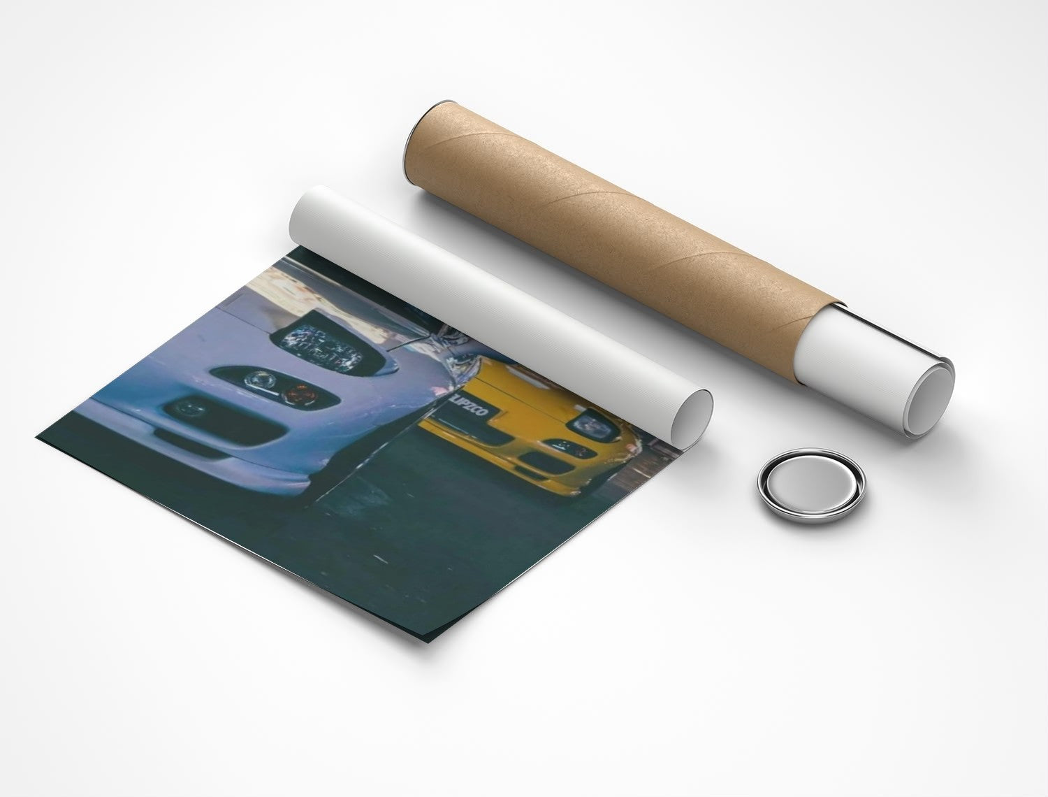 Rolled poster