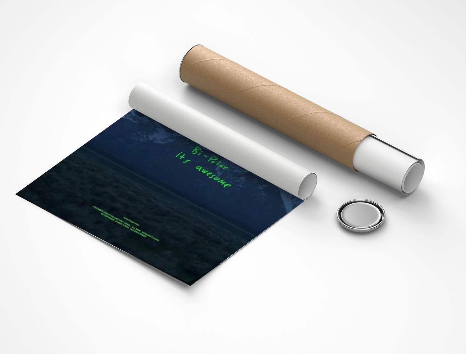 Rolled poster