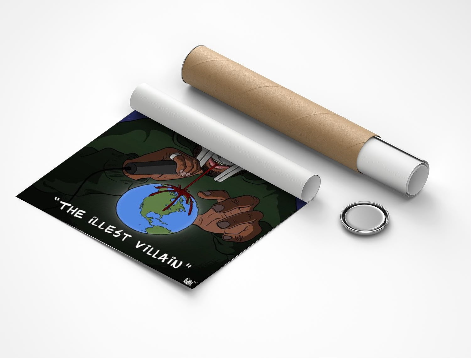 Rolled poster