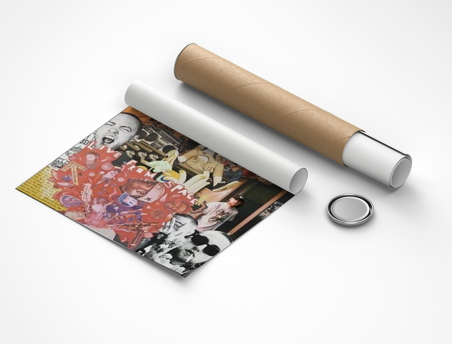 Rolled poster