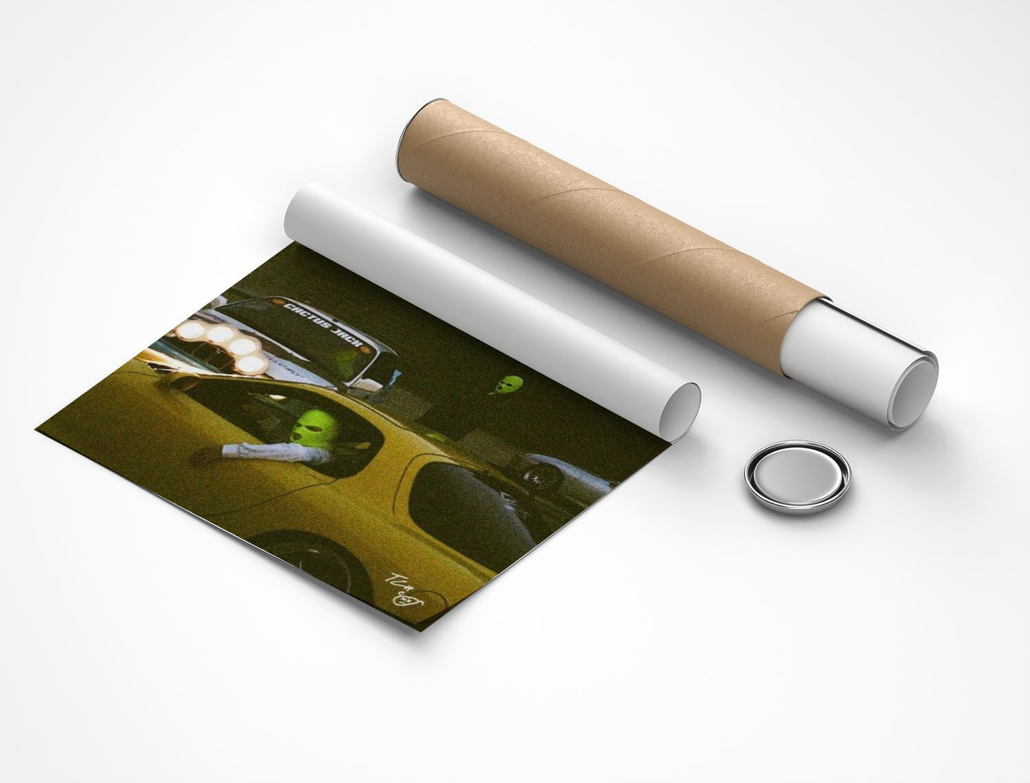 Rolled poster