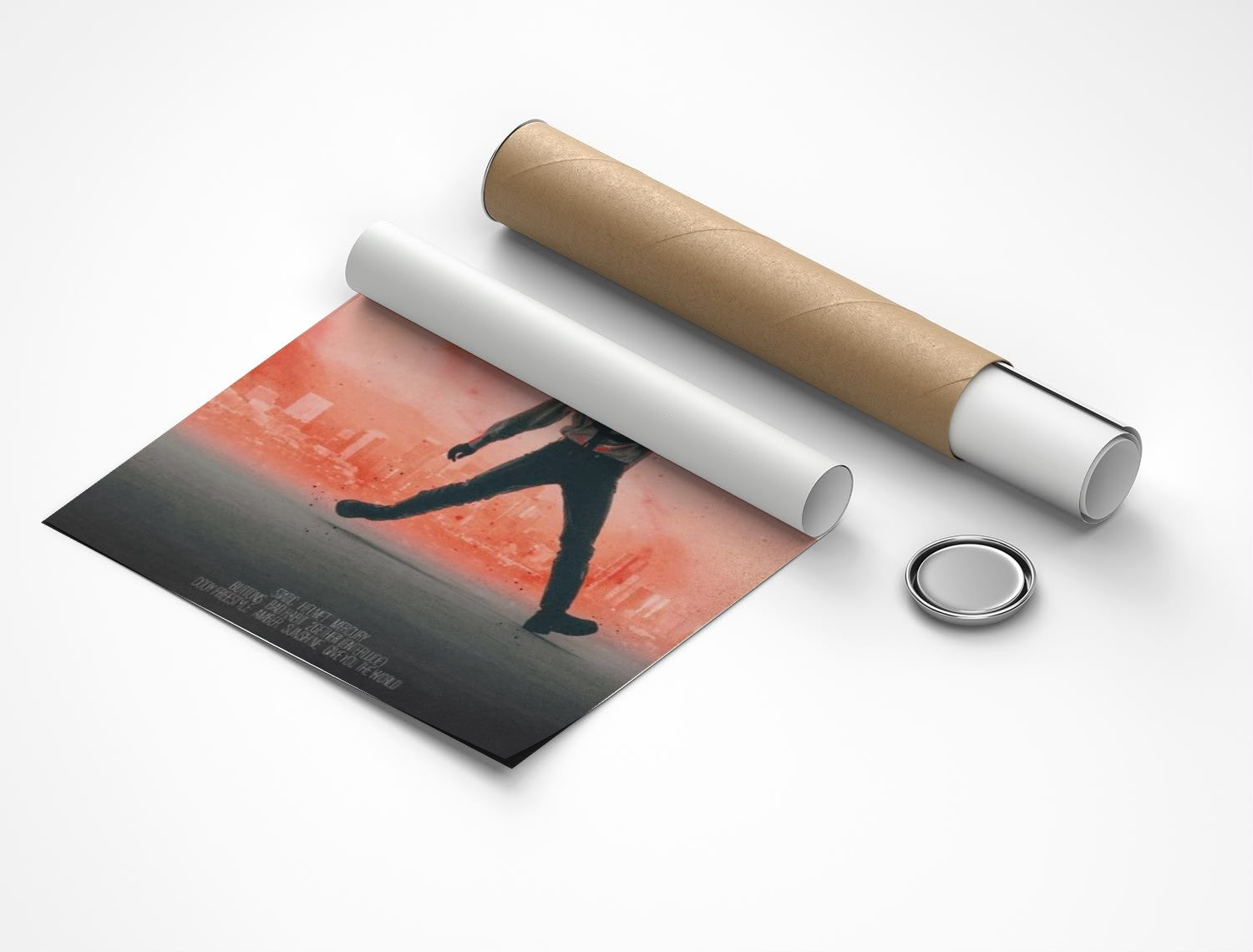 Rolled poster