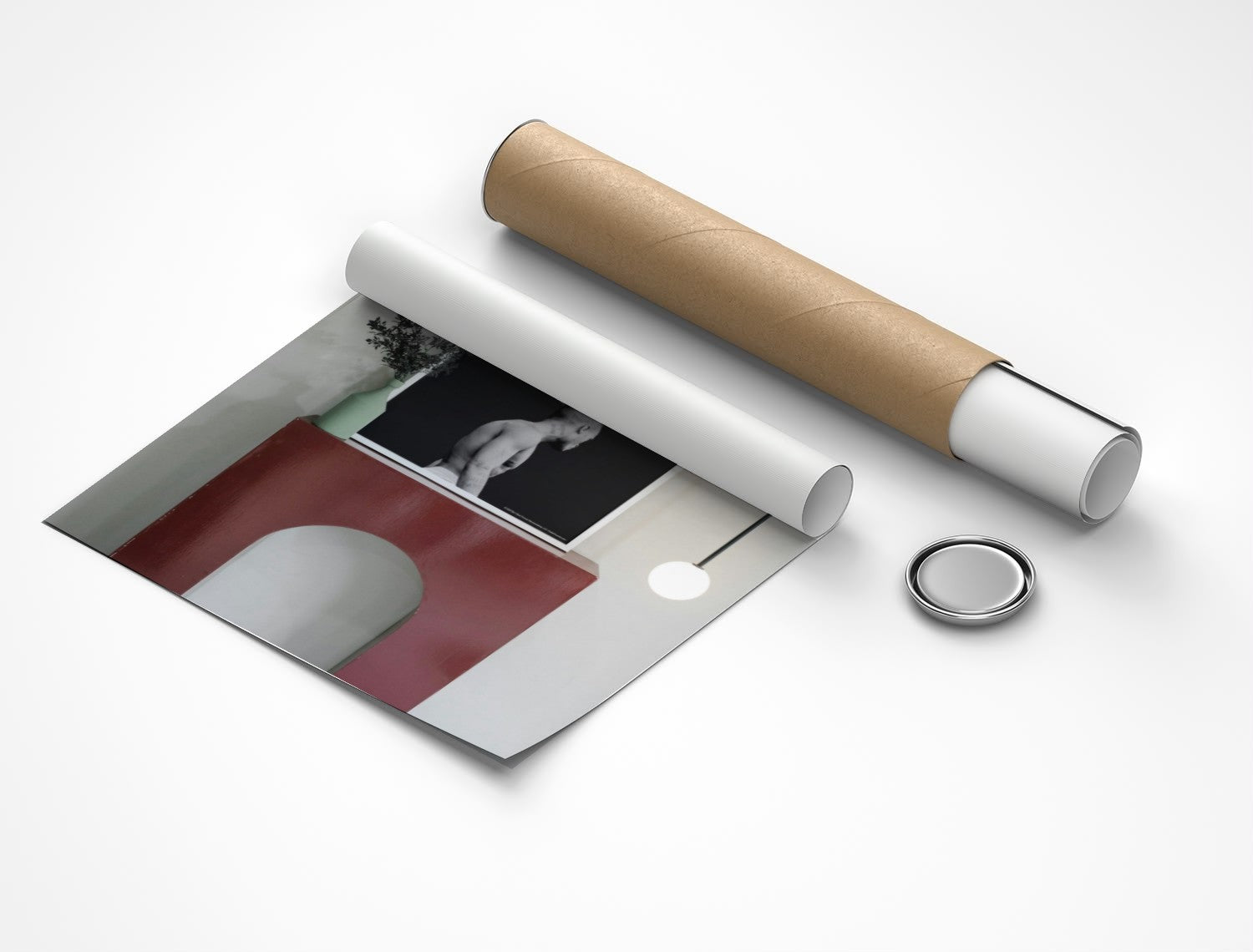 Rolled poster