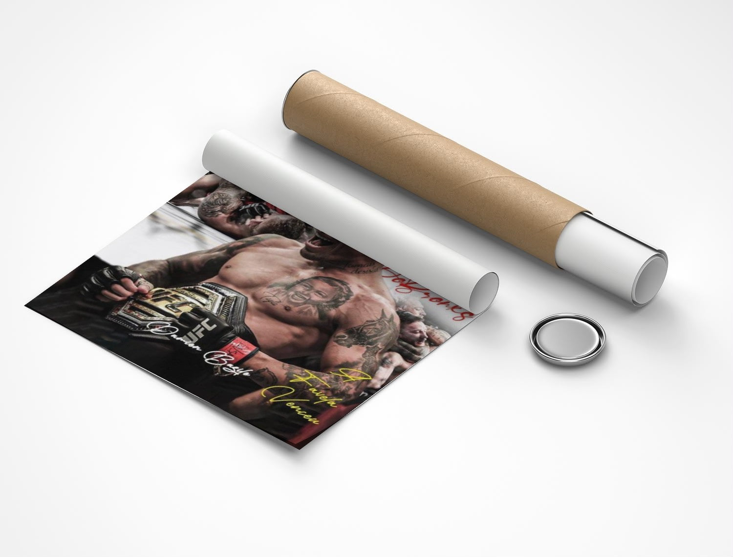 Rolled poster